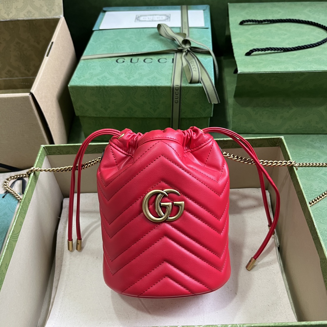 G*u*i marmont mini bucket bag
