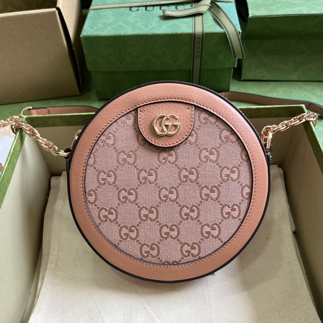 G*u*i ophidia gg mini round shoulder bag