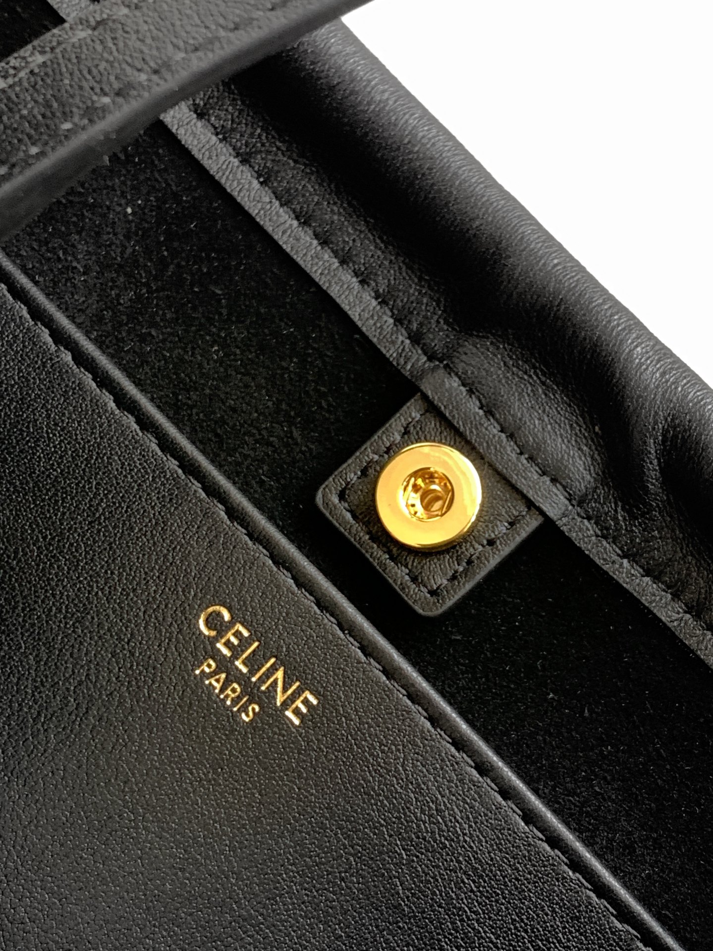 Ce**e small cabas drawstring cuir triomphe