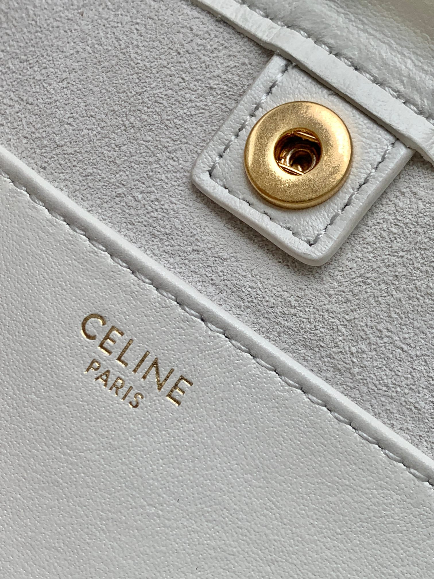 Ce**e small cabas drawstring cuir triomphe