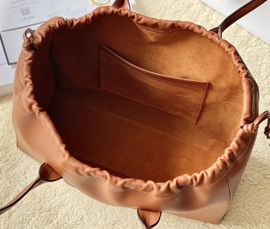 Ce**e Ce**e cabas drawstring cuir