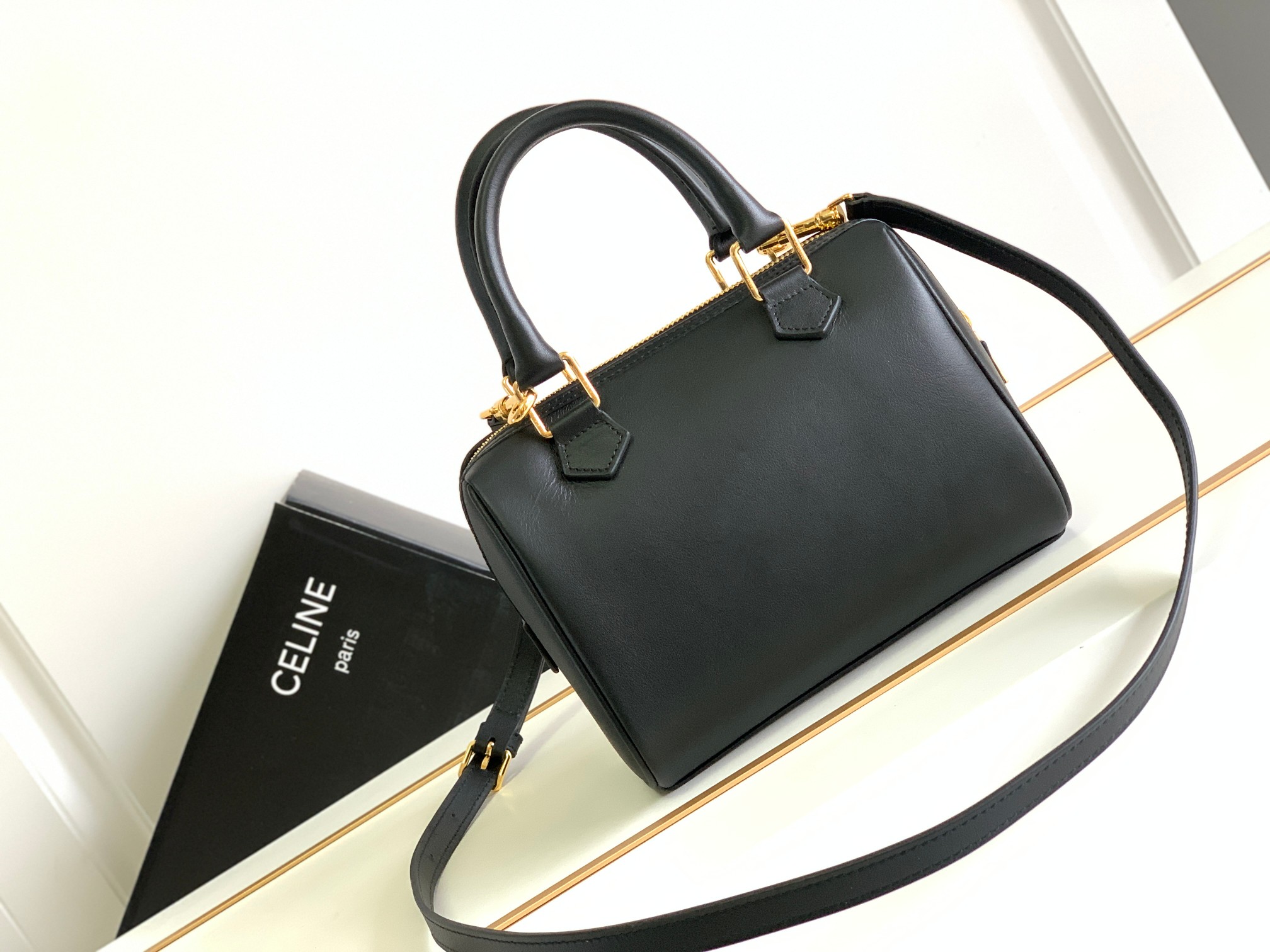 SMALL BOSTON CUIR TRIOMPHE