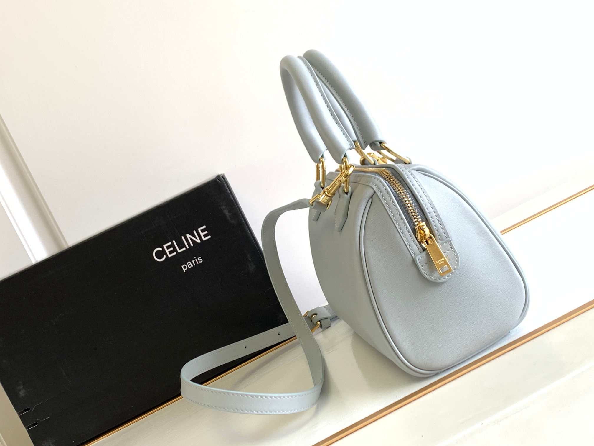 SMALL BOSTON CUIR TRIOMPHE