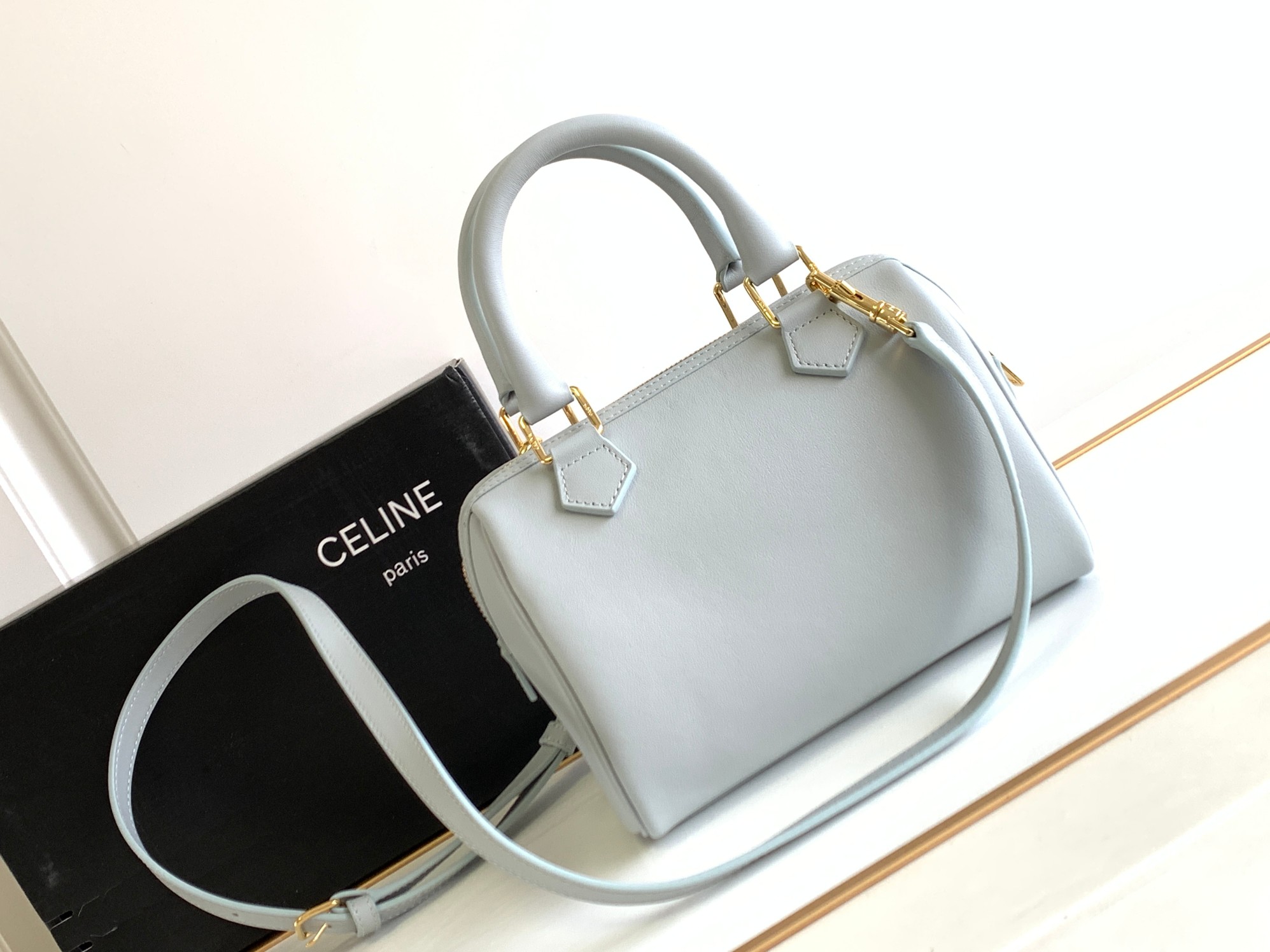 SMALL BOSTON CUIR TRIOMPHE