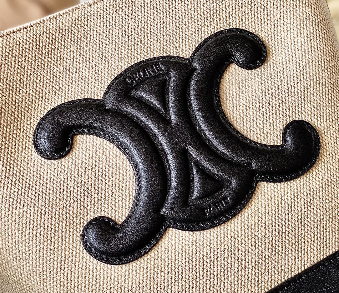 Ce**e bucket cuir triomphe bag
