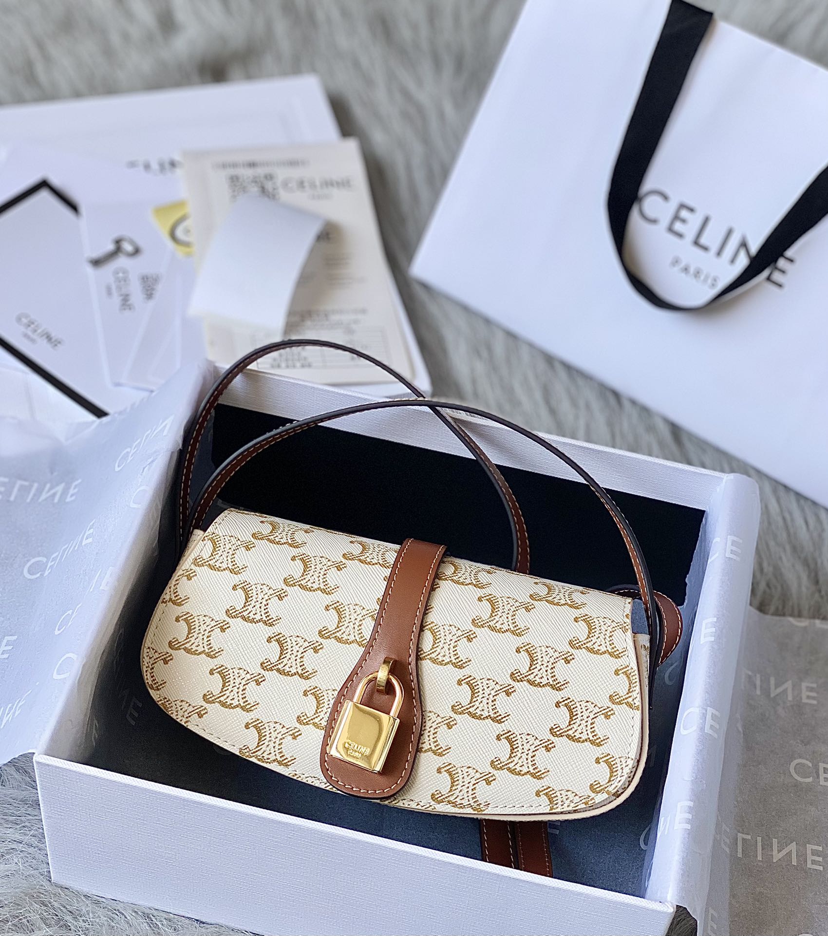 Ce**e mini tabou clutch on strap