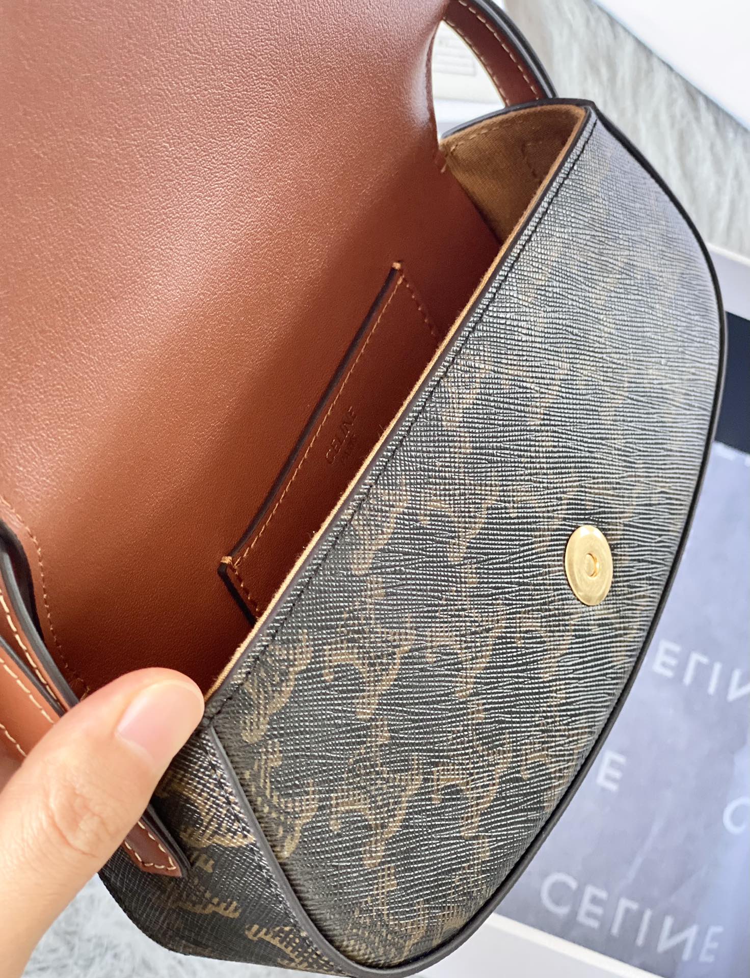 Ce**e mini tabou clutch on strap