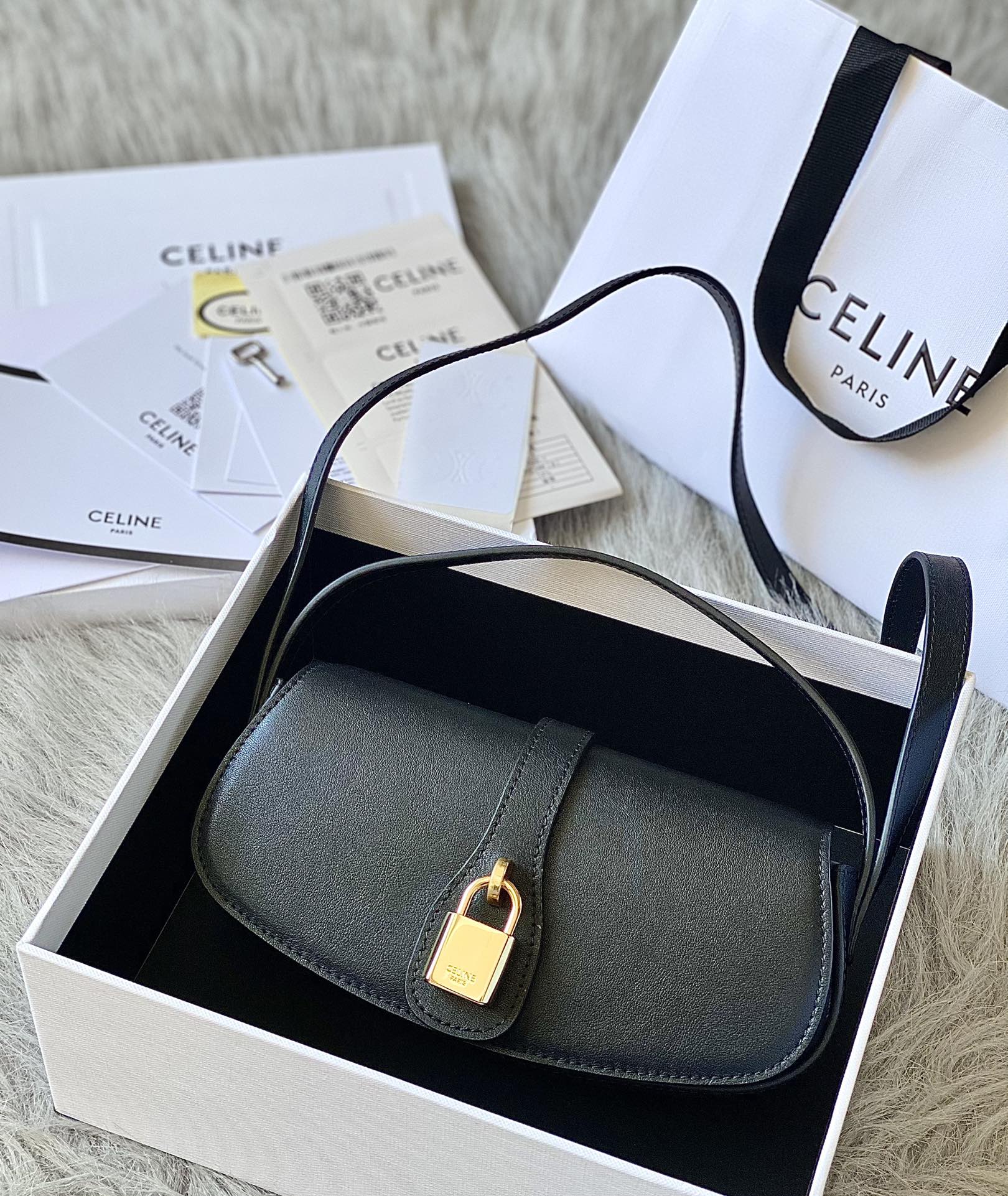 Ce**e mini tabou clutch on strap