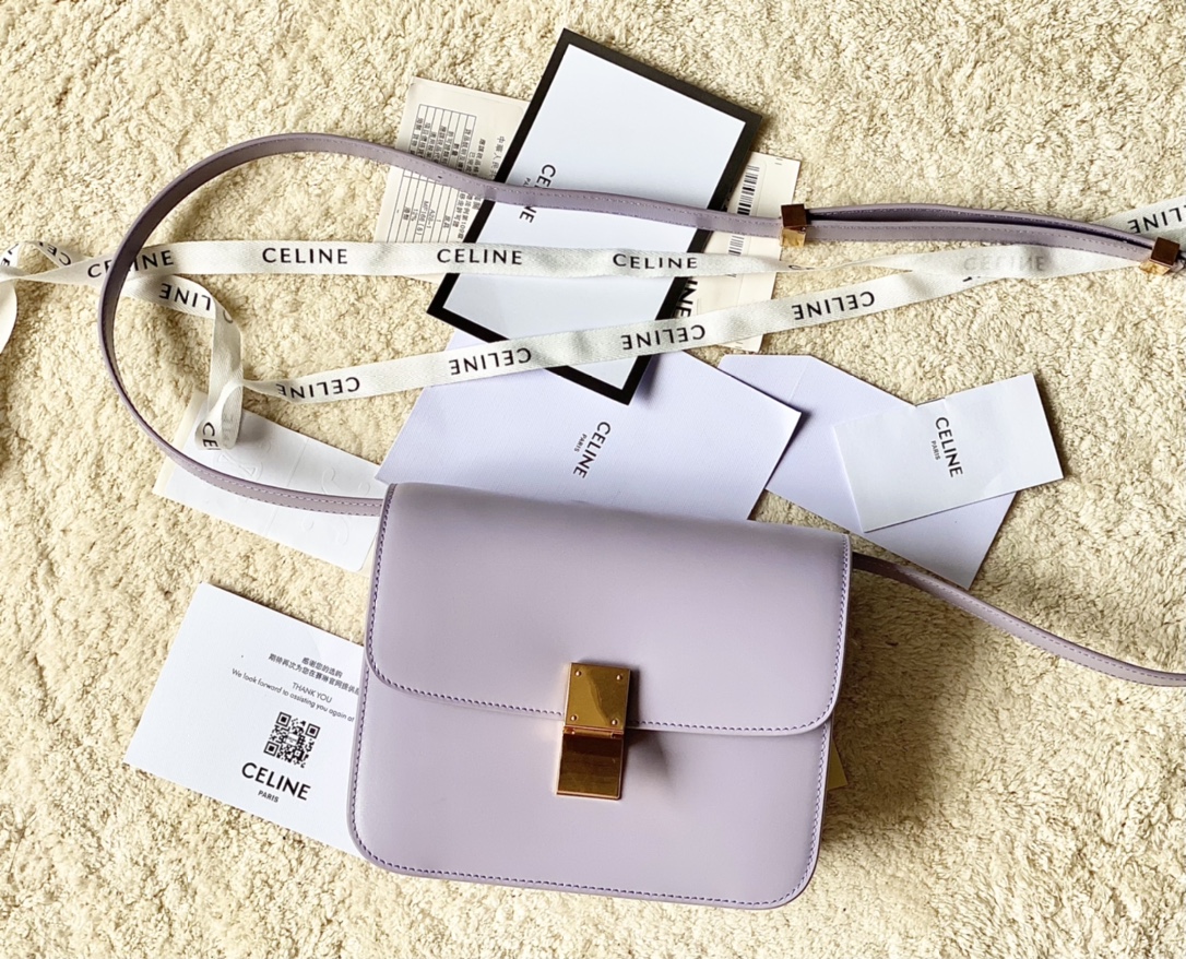 Ce**e teen classic bag in box calfskin