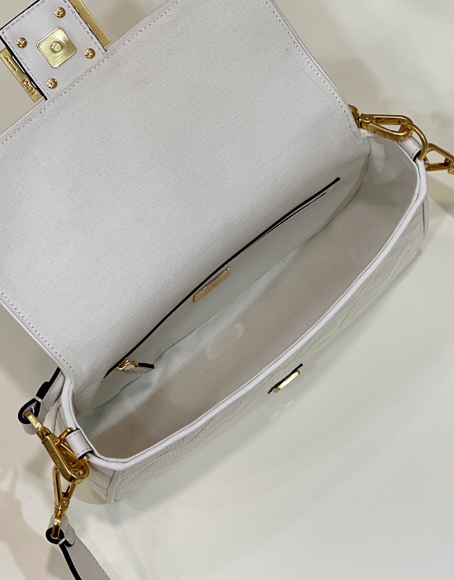 F**di baguette ff canvas bag