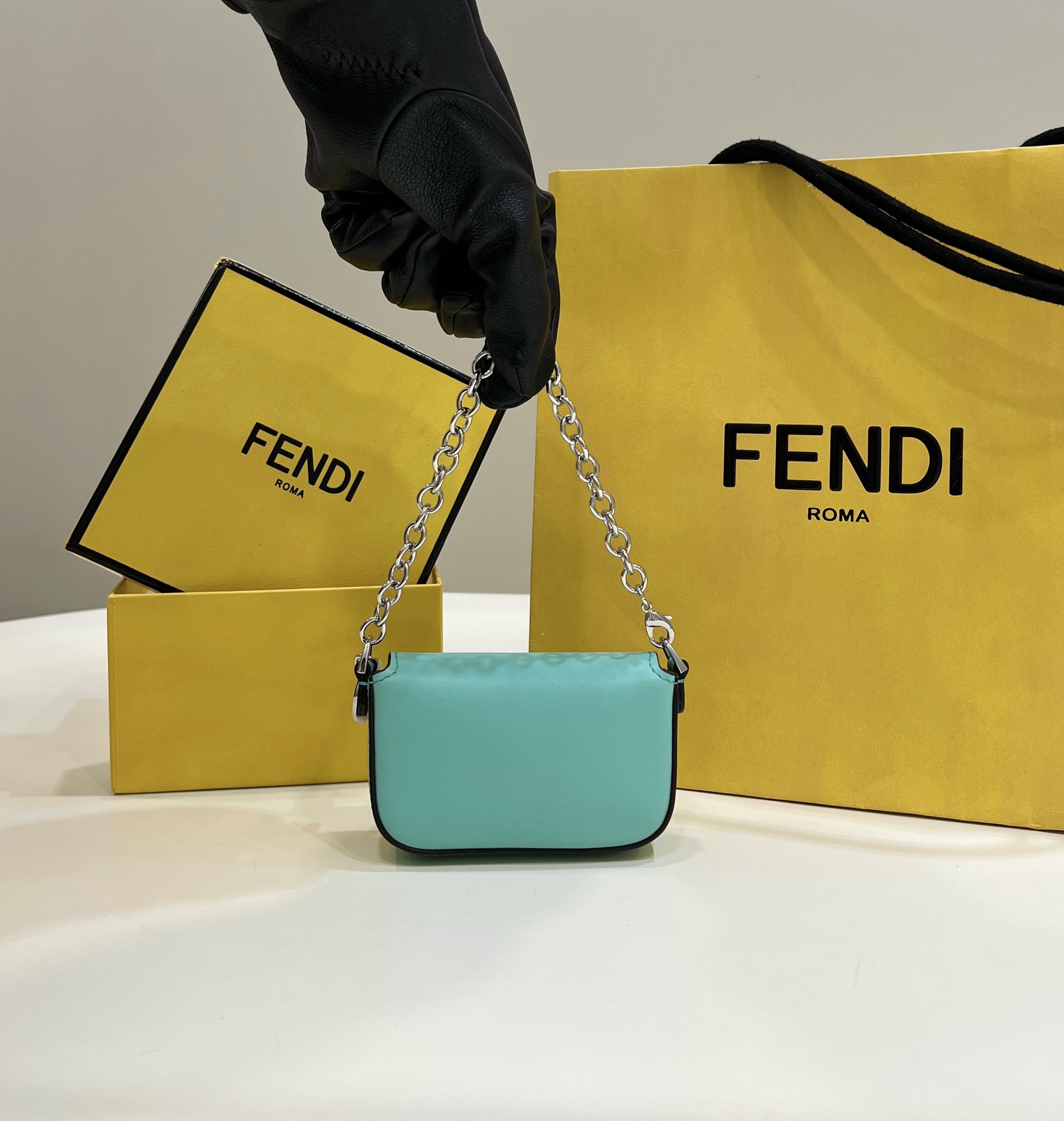 f**di nano baguette charm T*f*ny & co. charm x f**di