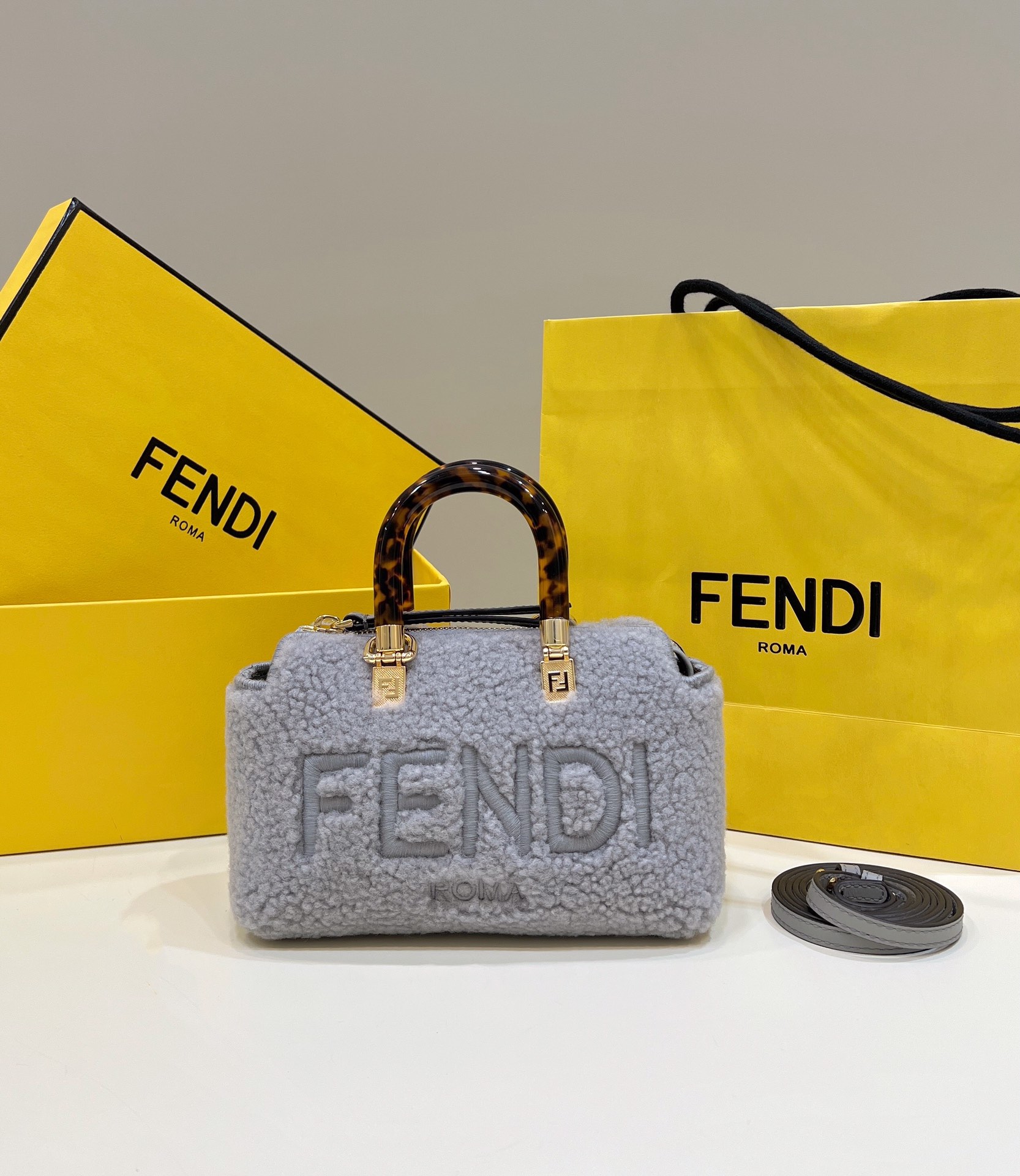 F**di by the way boston mini bag