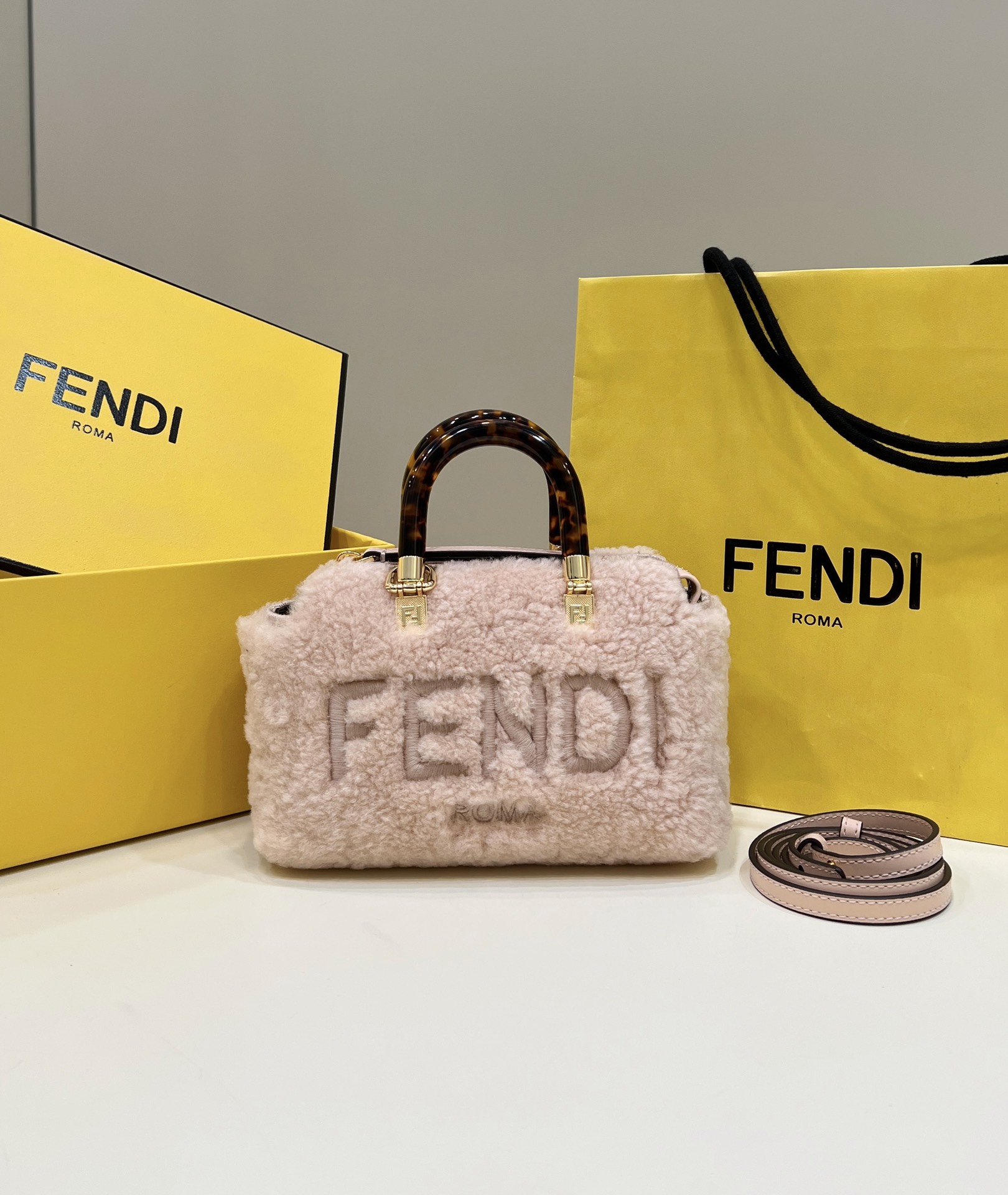 F**di by the way boston mini bag