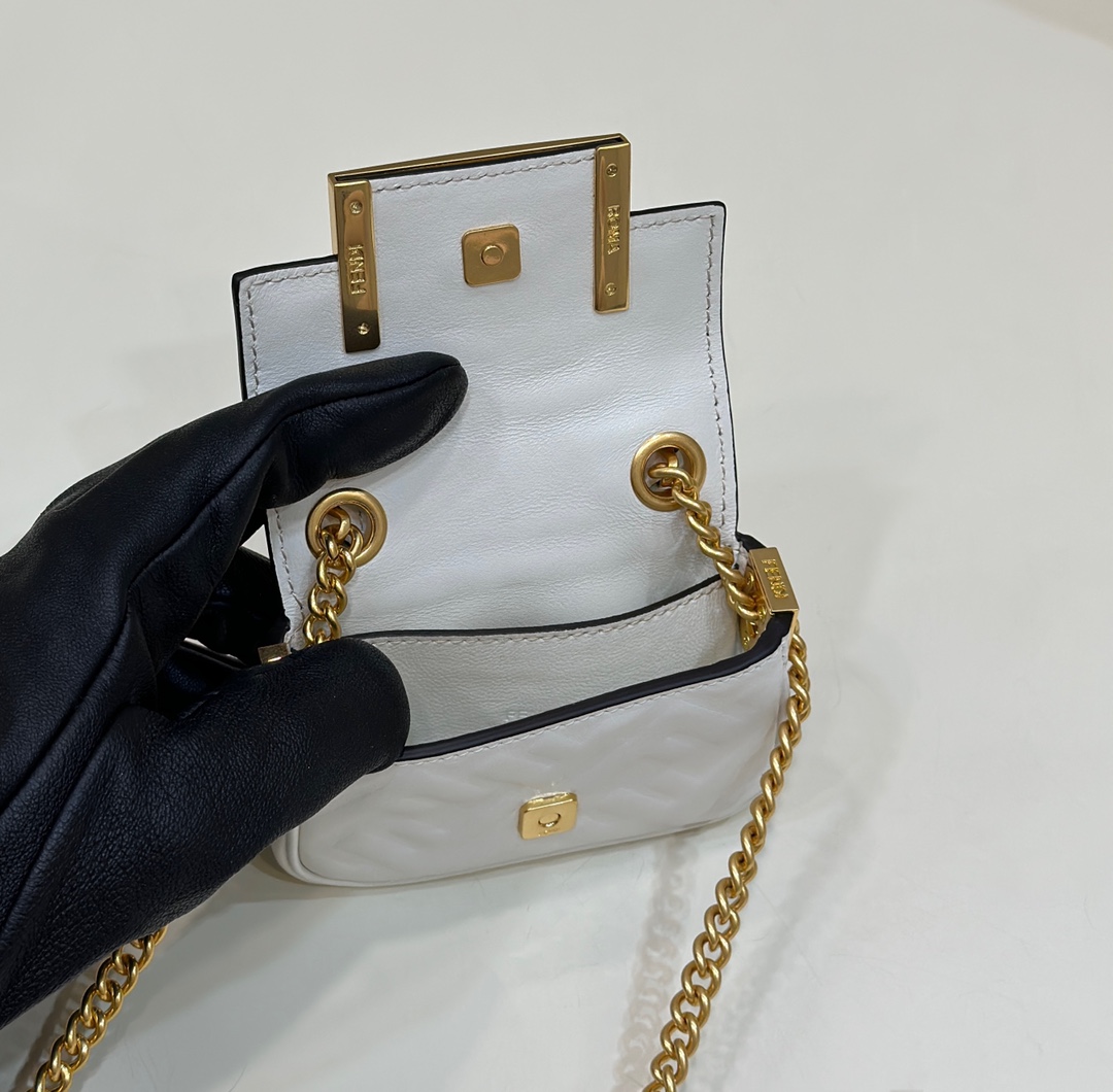 F**di nano  baguette mini bag