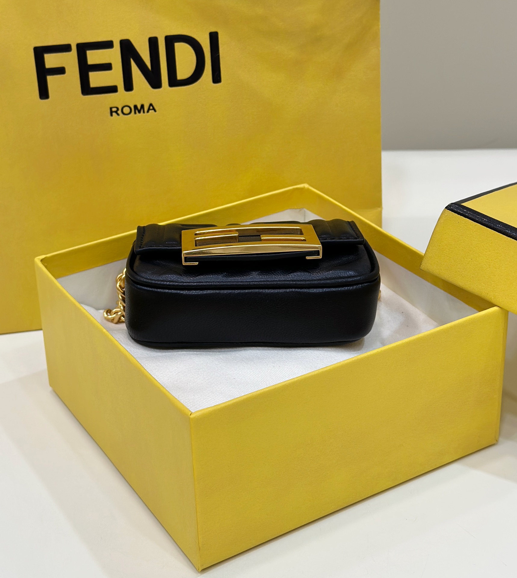 F**di nano  baguette mini bag
