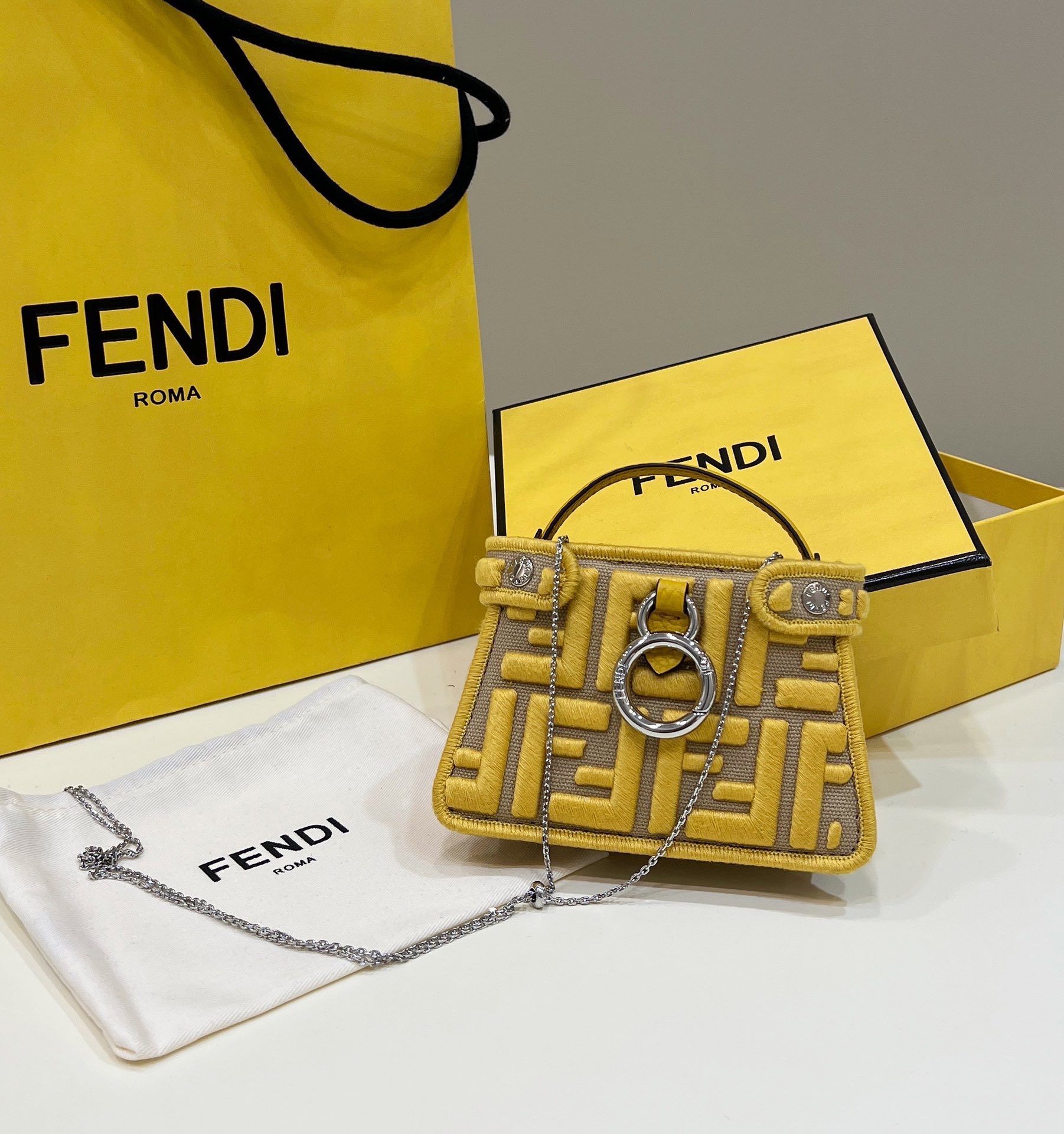 F**di peekaboo nano bag