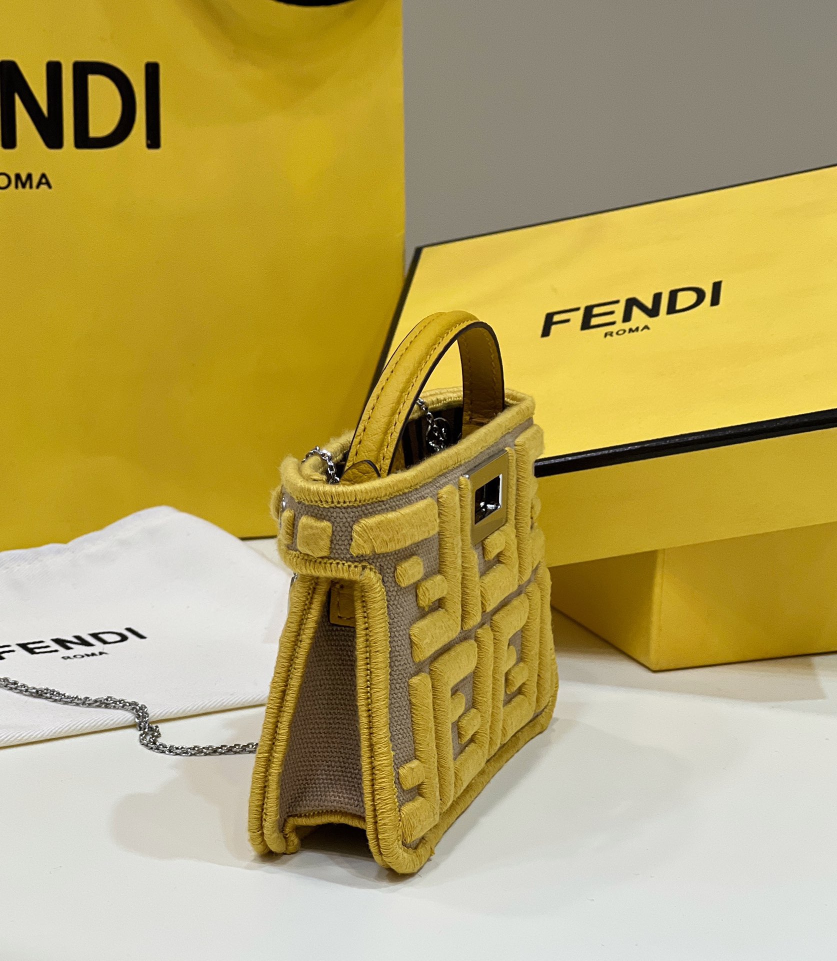 F**di peekaboo nano bag