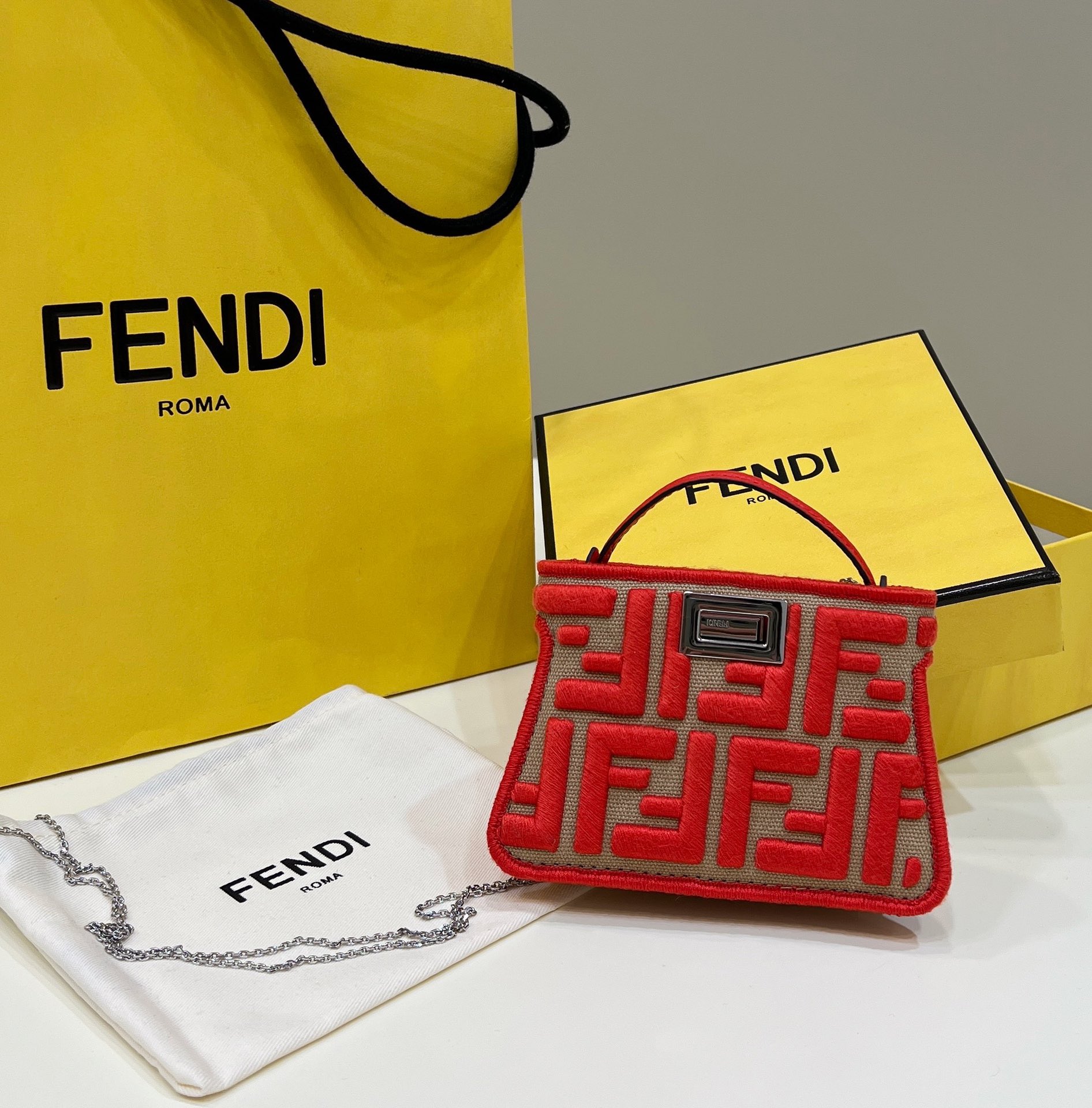 F**di peekaboo nano bag