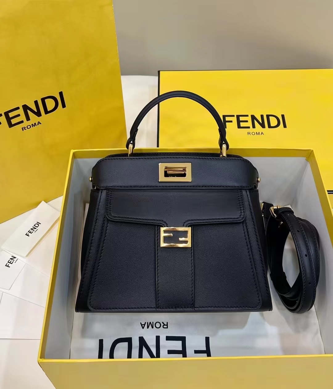 F**di peekaboo handbag