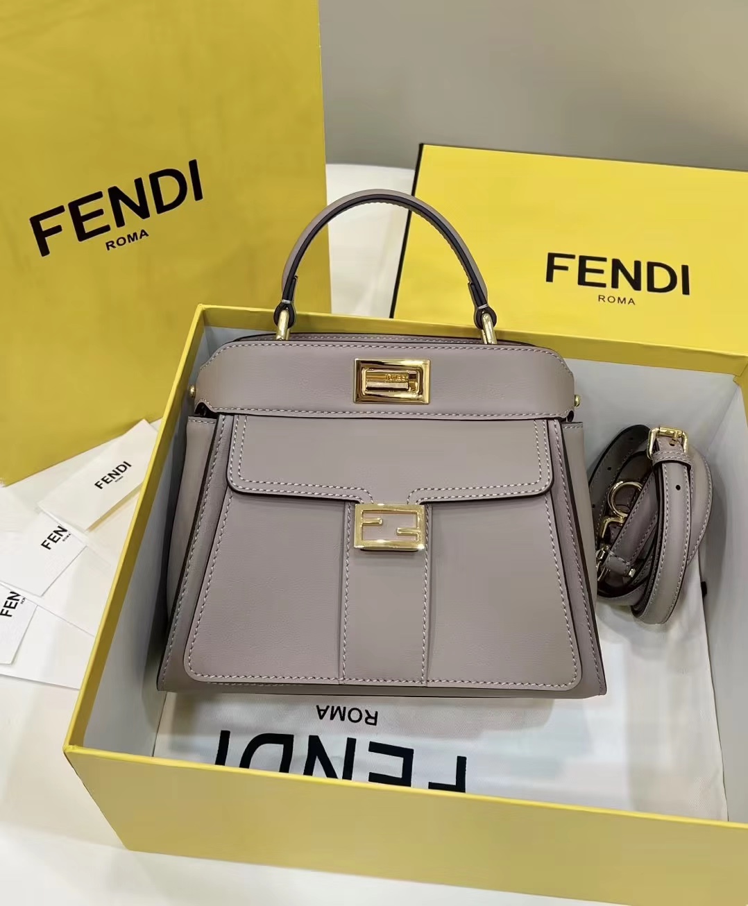 F**di peekaboo handbag