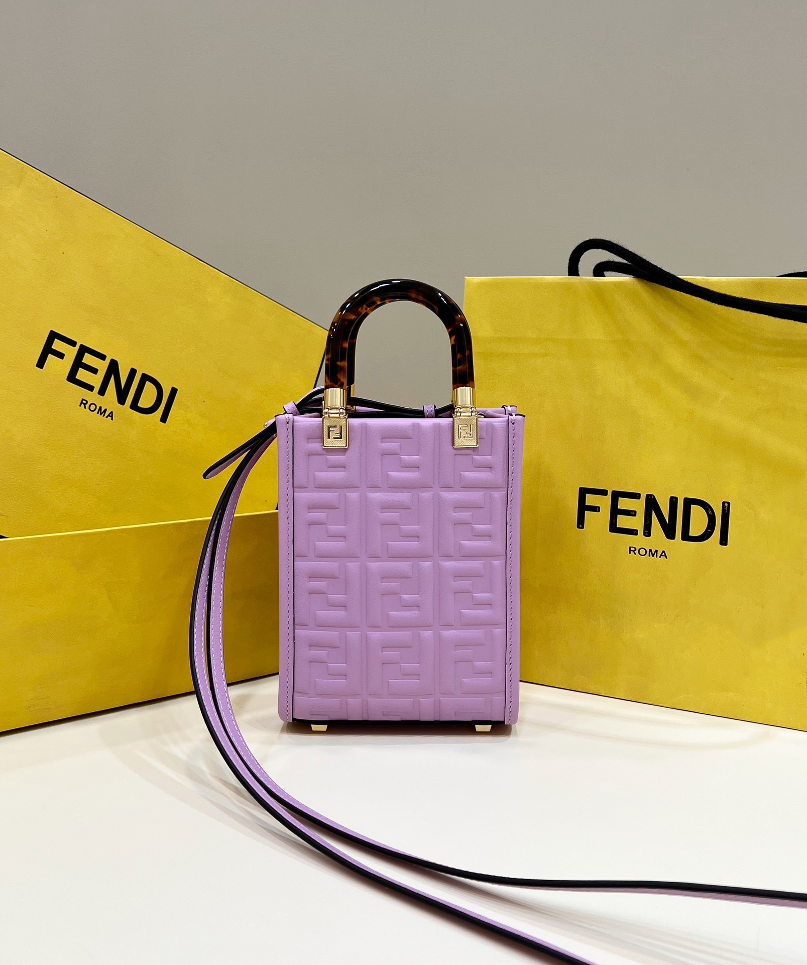 F**di sunshine mini tote