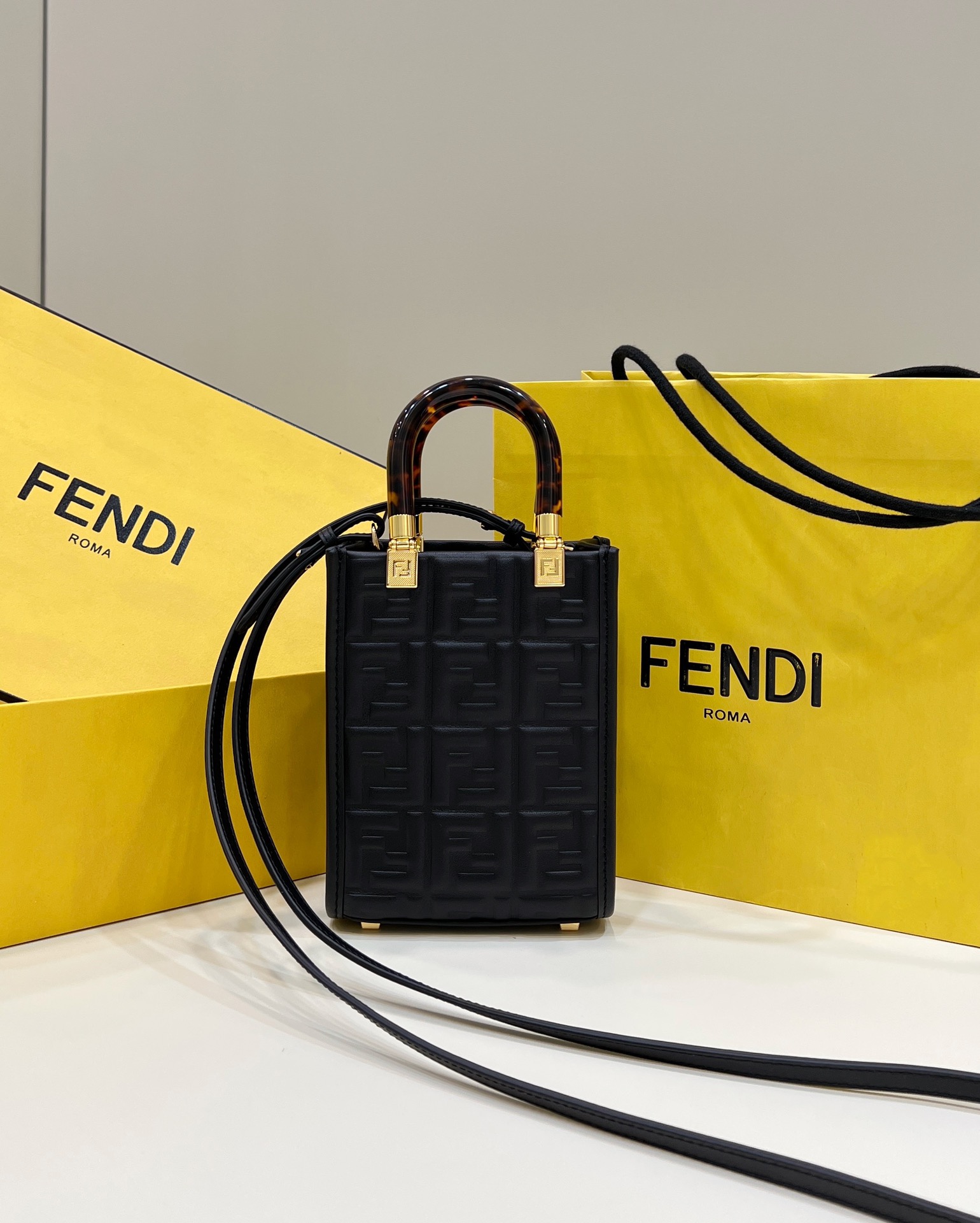 F**di sunshine mini tote