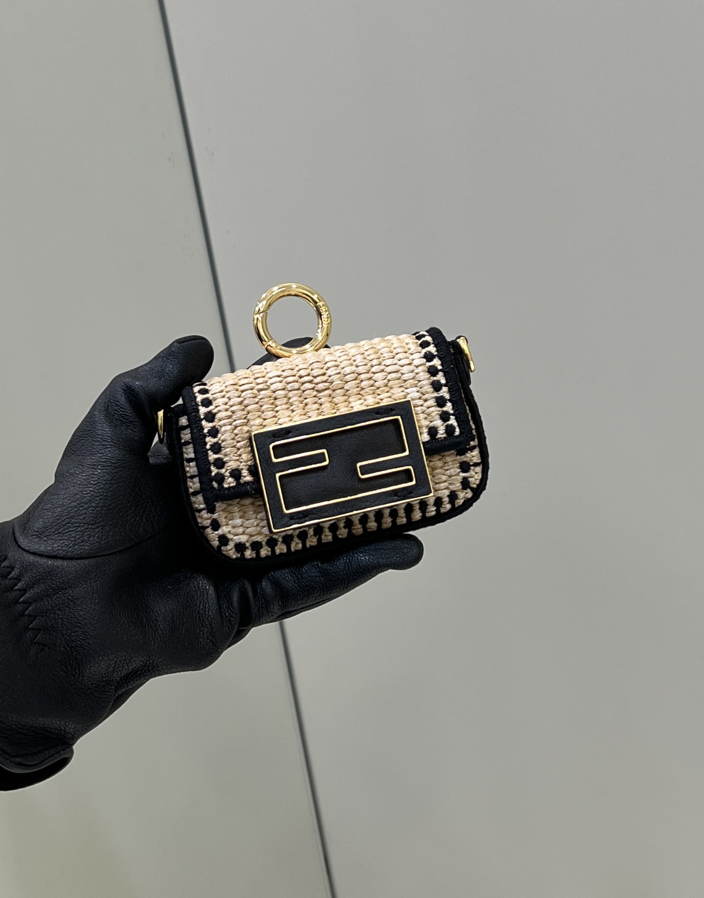F**di nano baguette mini bag