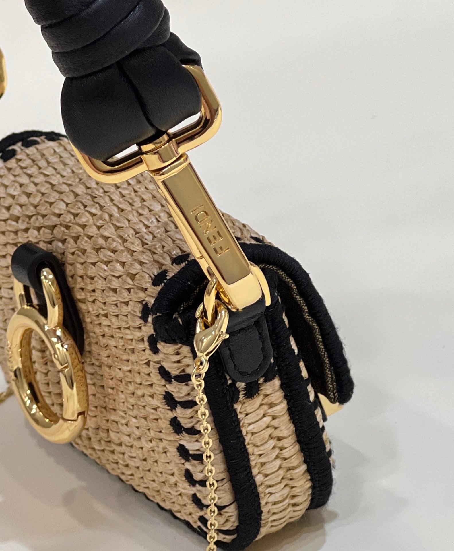F**di nano baguette mini bag