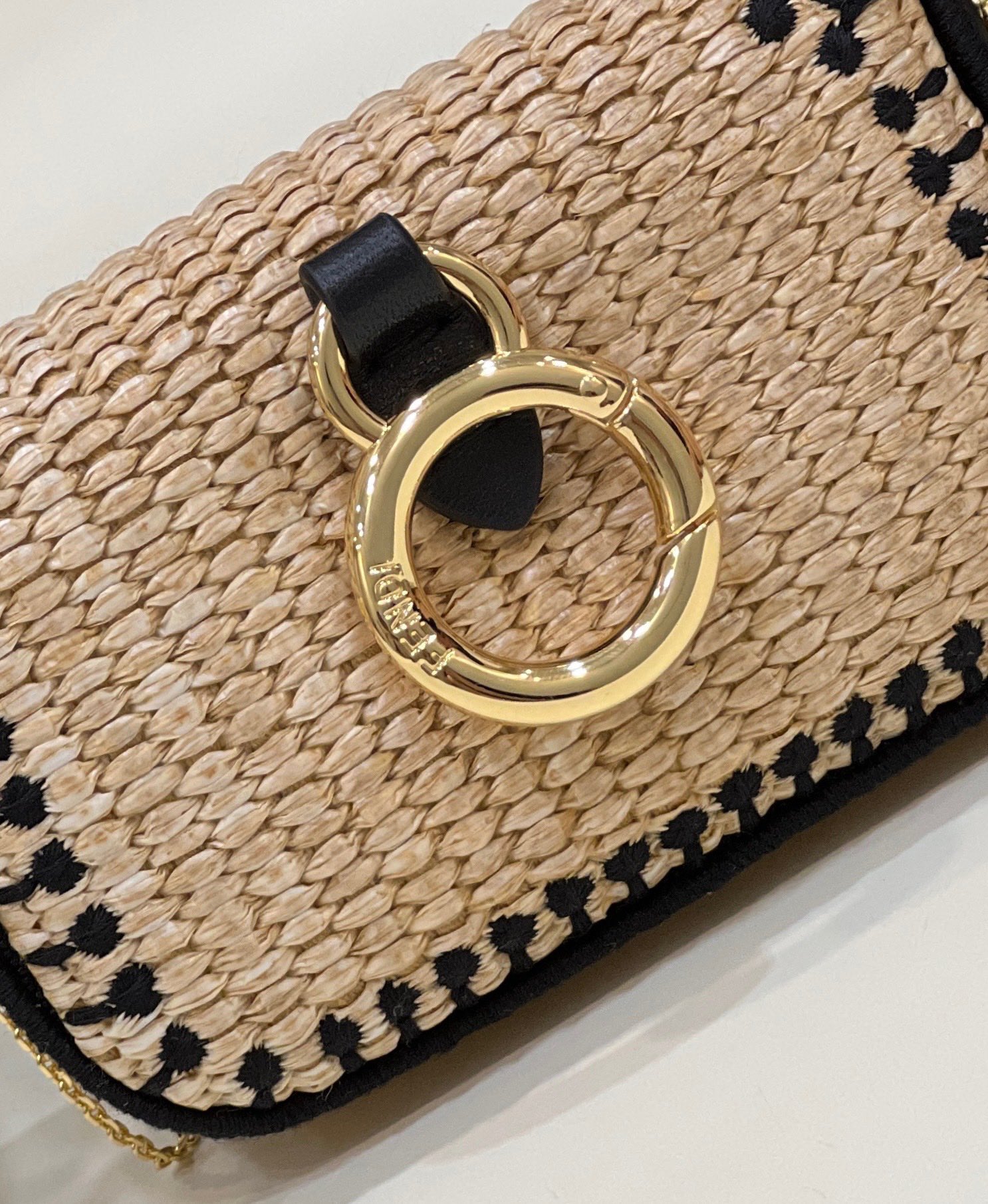 F**di nano baguette mini bag