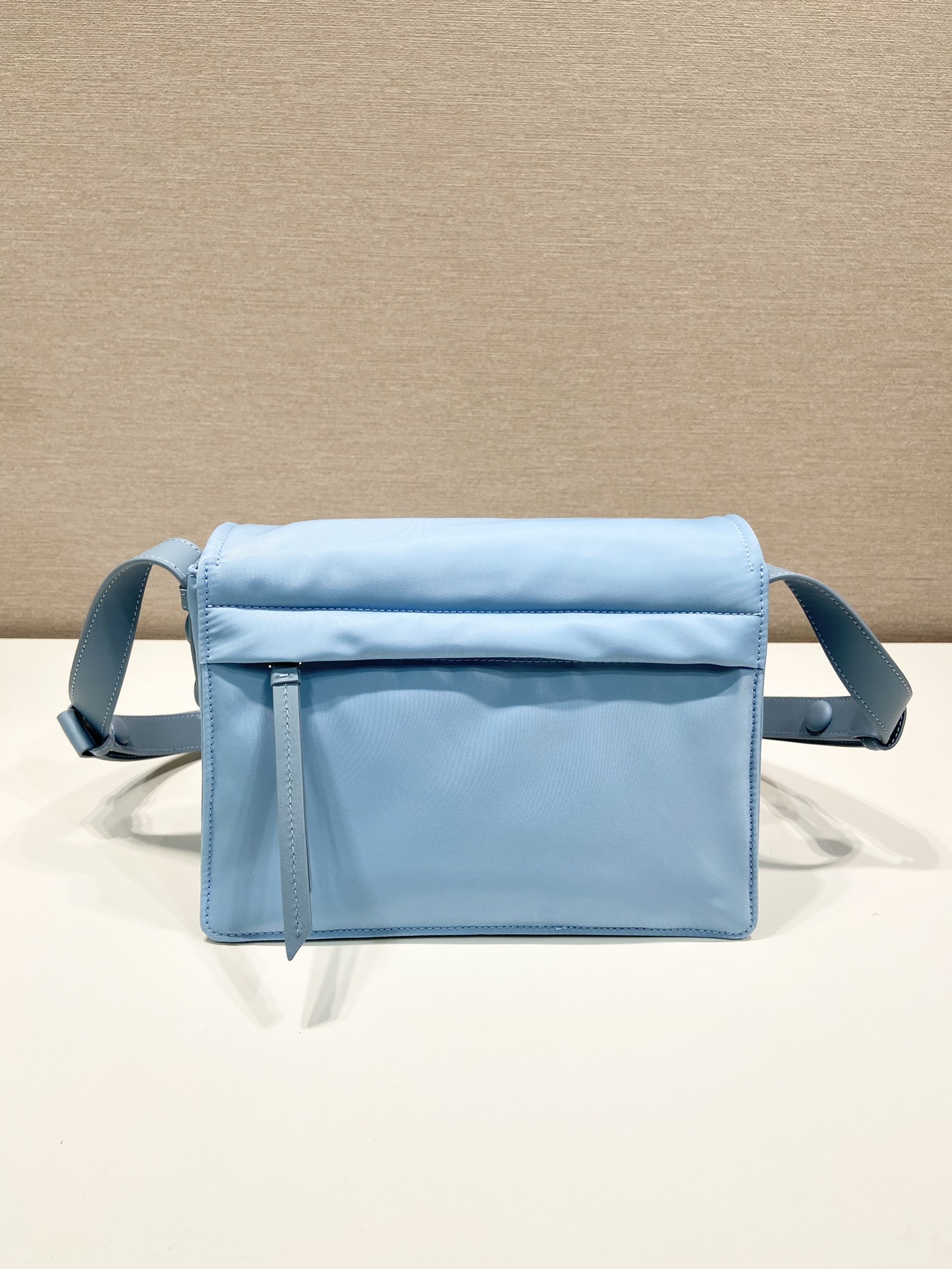 Pra*a small padded re-nylon shoulder bag