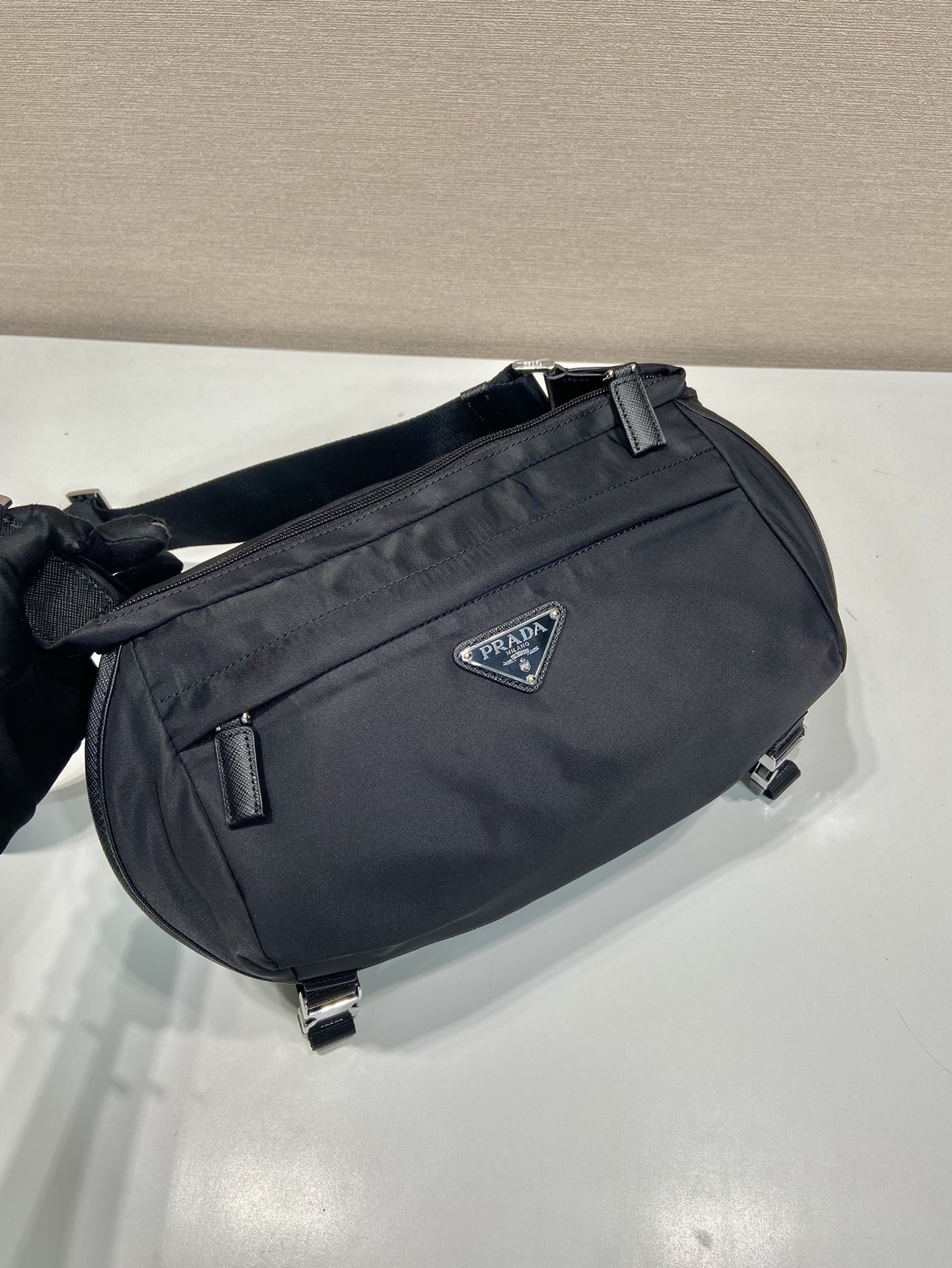 Pra*a re-nylon shoulder bag