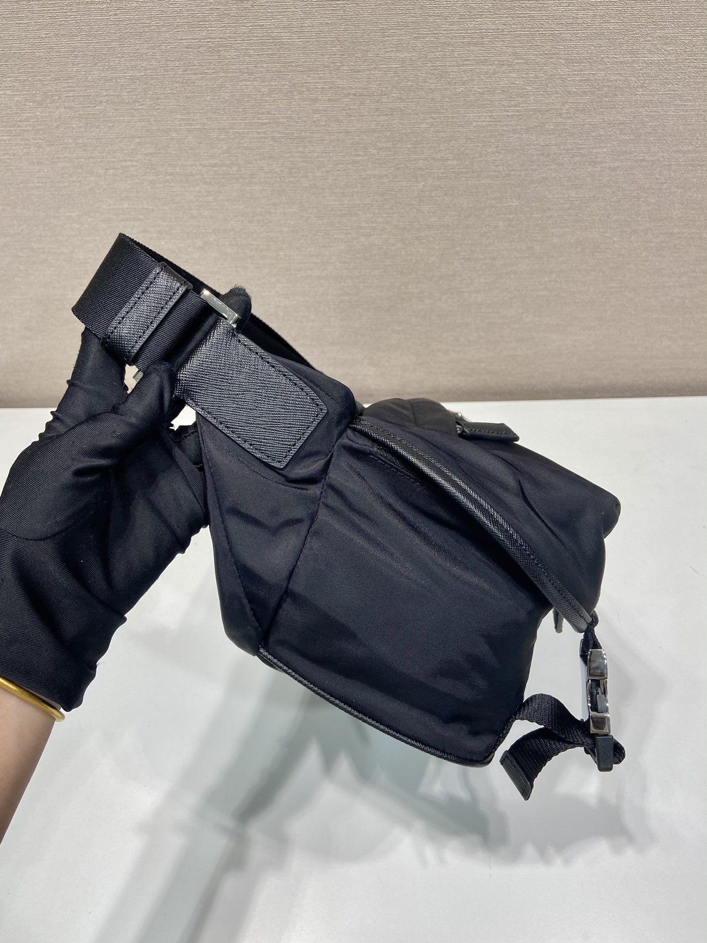 Pra*a re-nylon shoulder bag