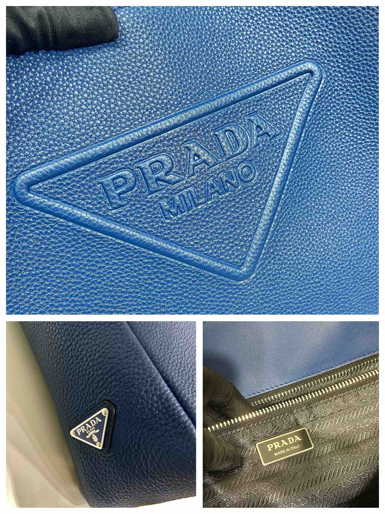 Pra*a leather tote bag