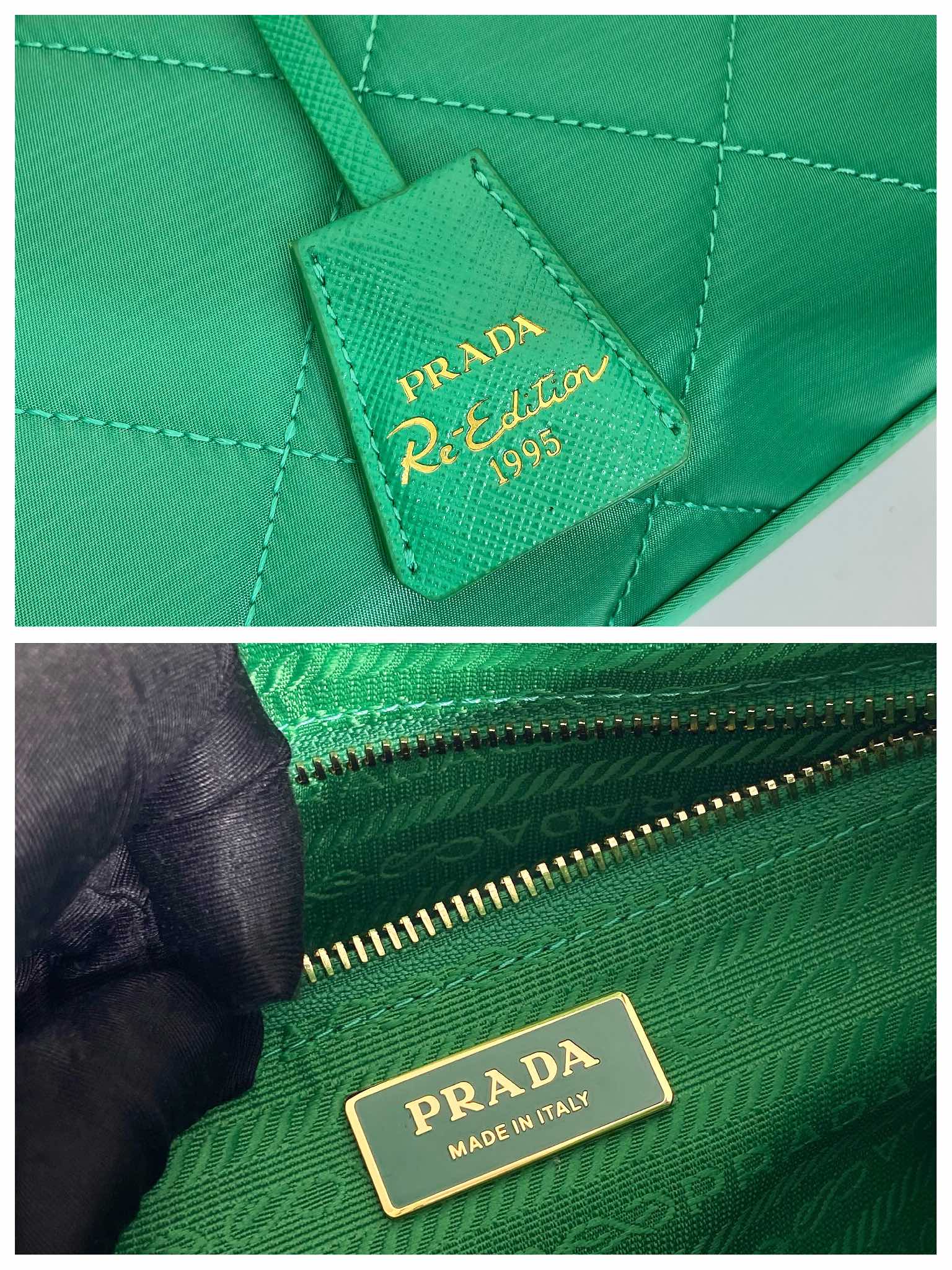 Pra*a re-edition 1995 chaîne re-nylon tote bag