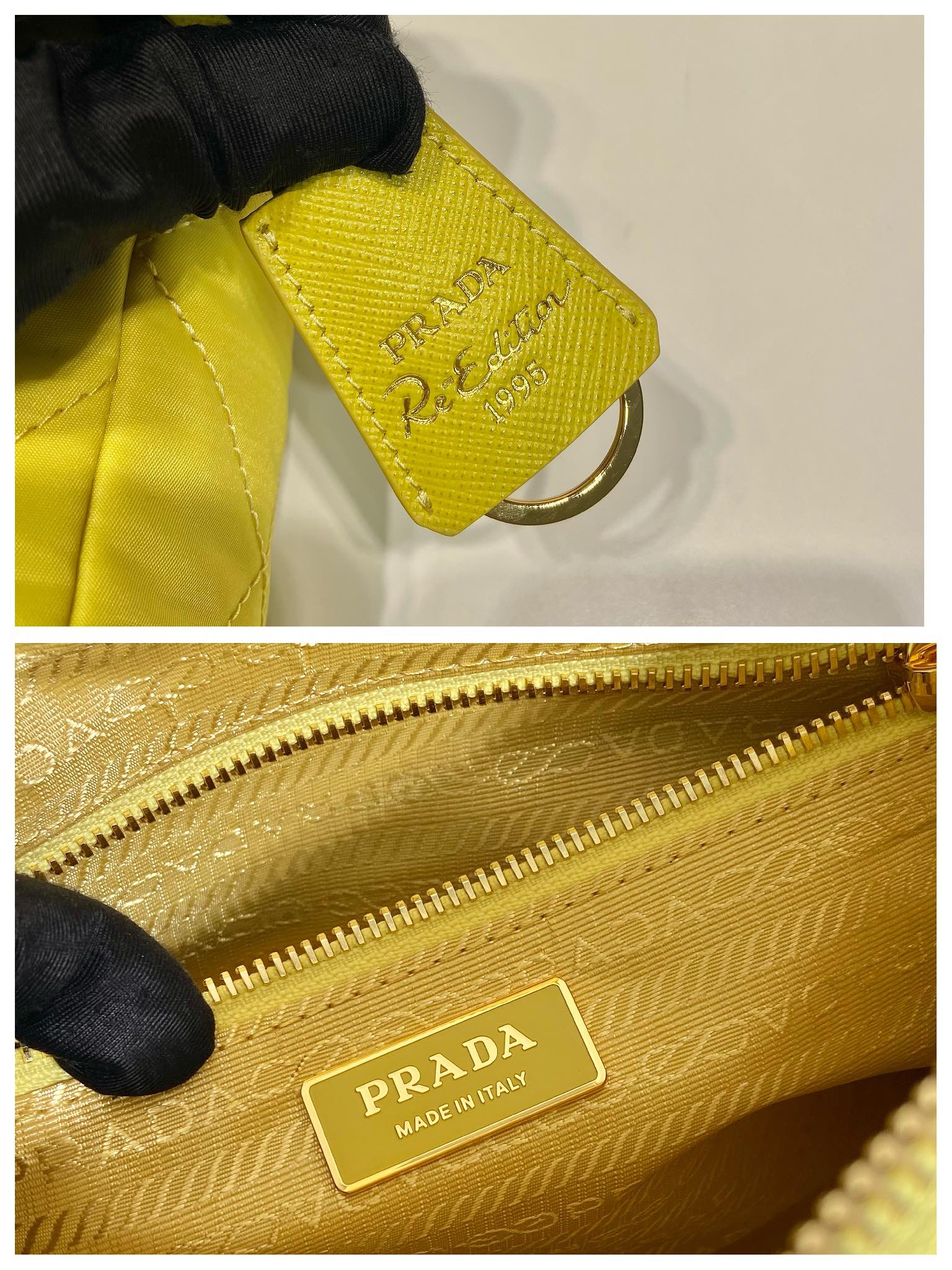 Pra*a re-edition 1995 chaîne re-nylon tote bag
