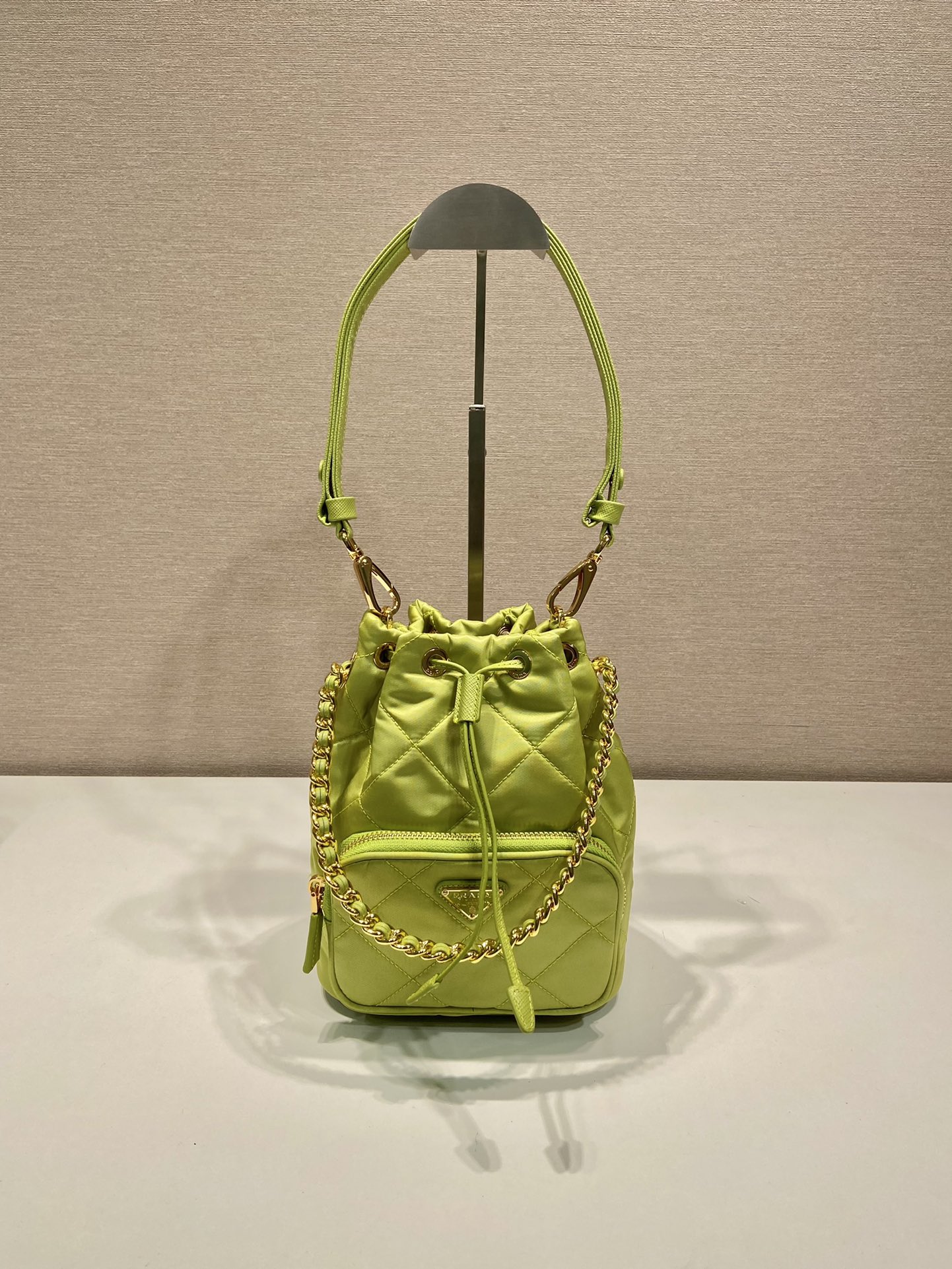 Pra*a duet re-nylon bucket bag