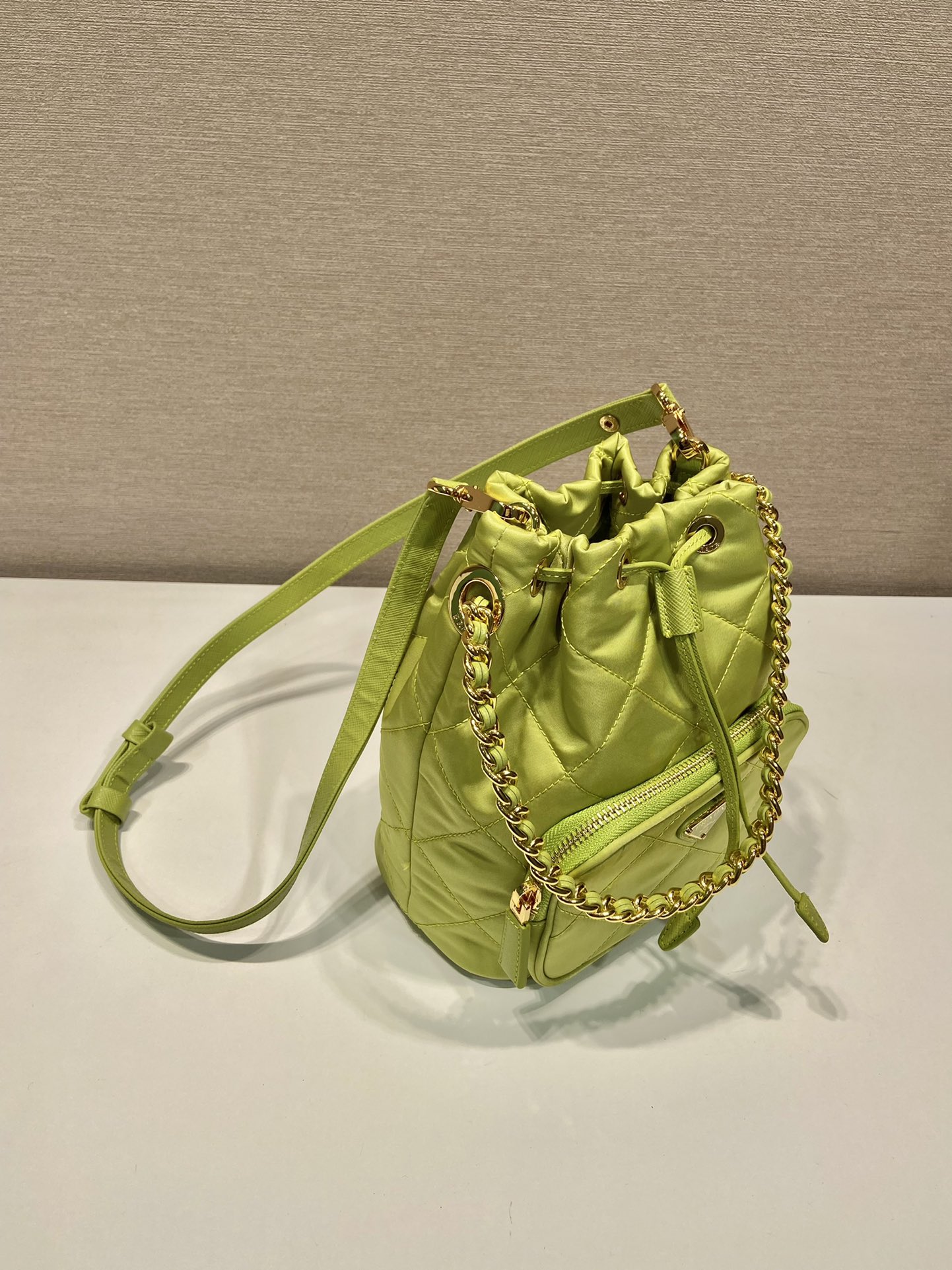 Pra*a duet re-nylon bucket bag