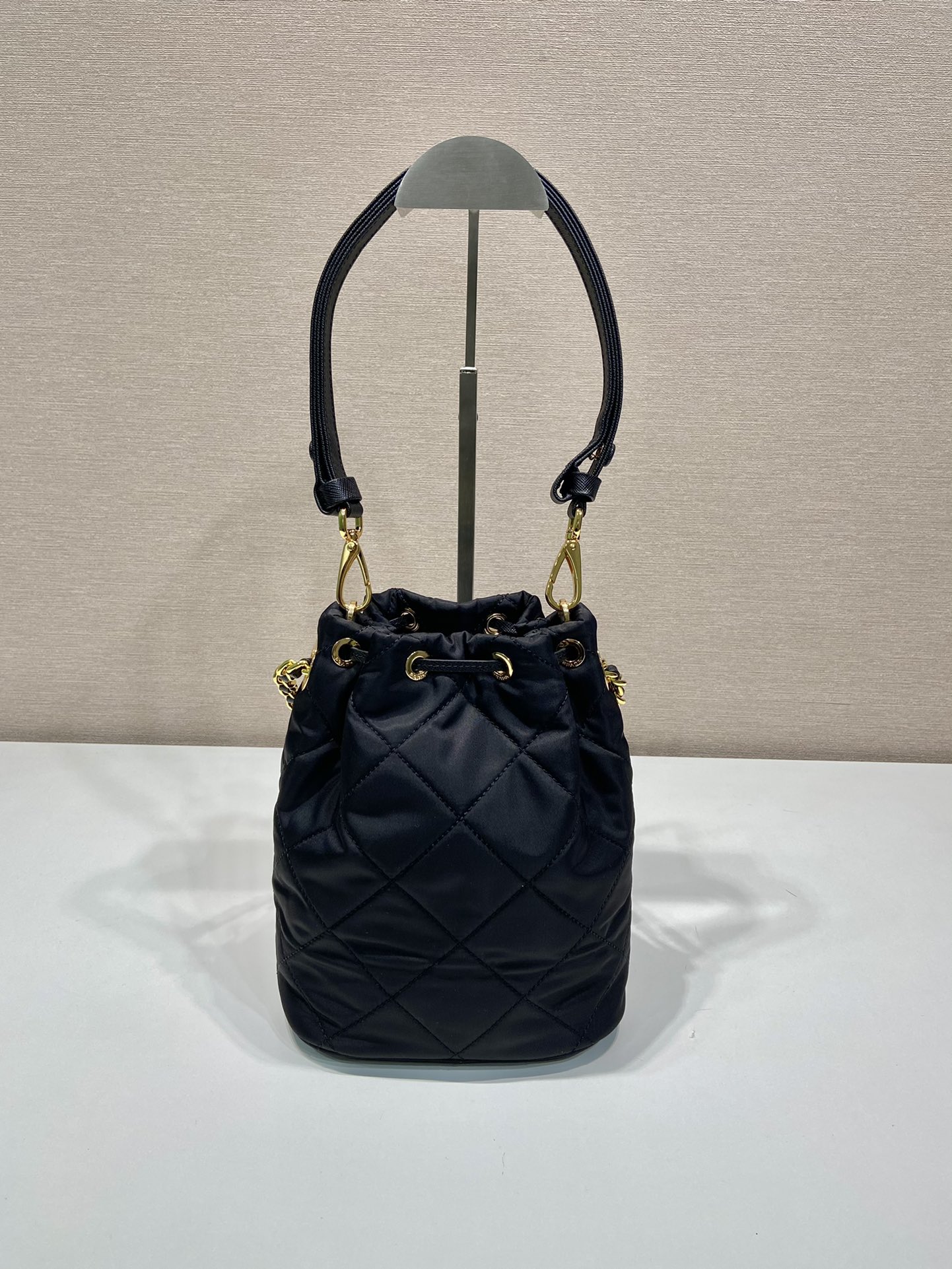 Pra*a duet re-nylon bucket bag