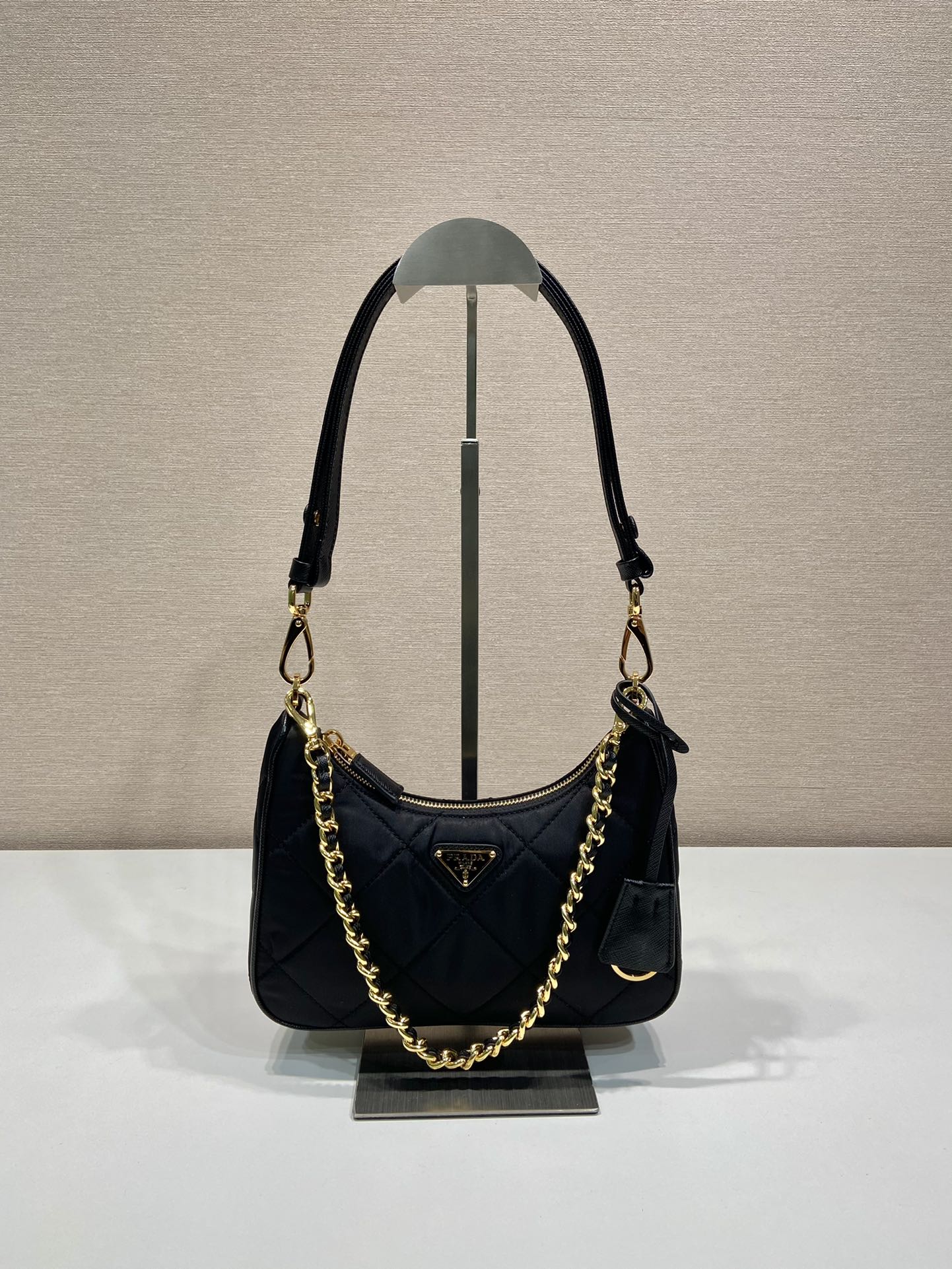 Pra*a re-edition 1995 chaîne re-nylon mini-bag