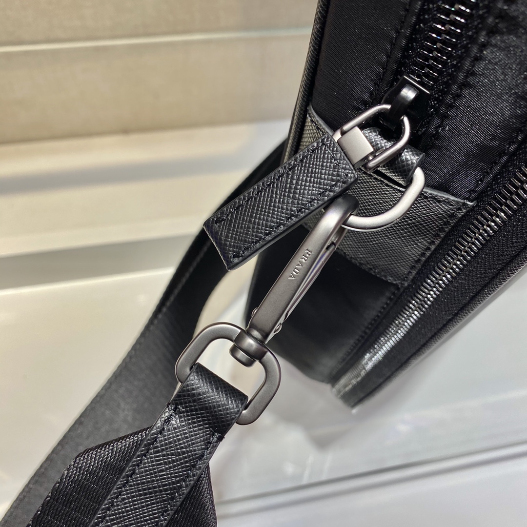 Pra*a re-nylon briefcase