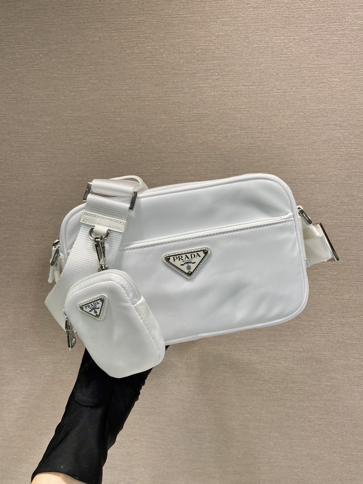 Pra*a re-nylon shoulder bag