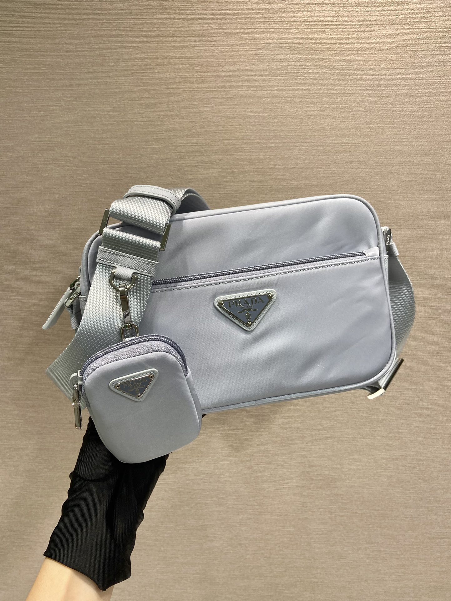 Pra*a re-nylon shoulder bag