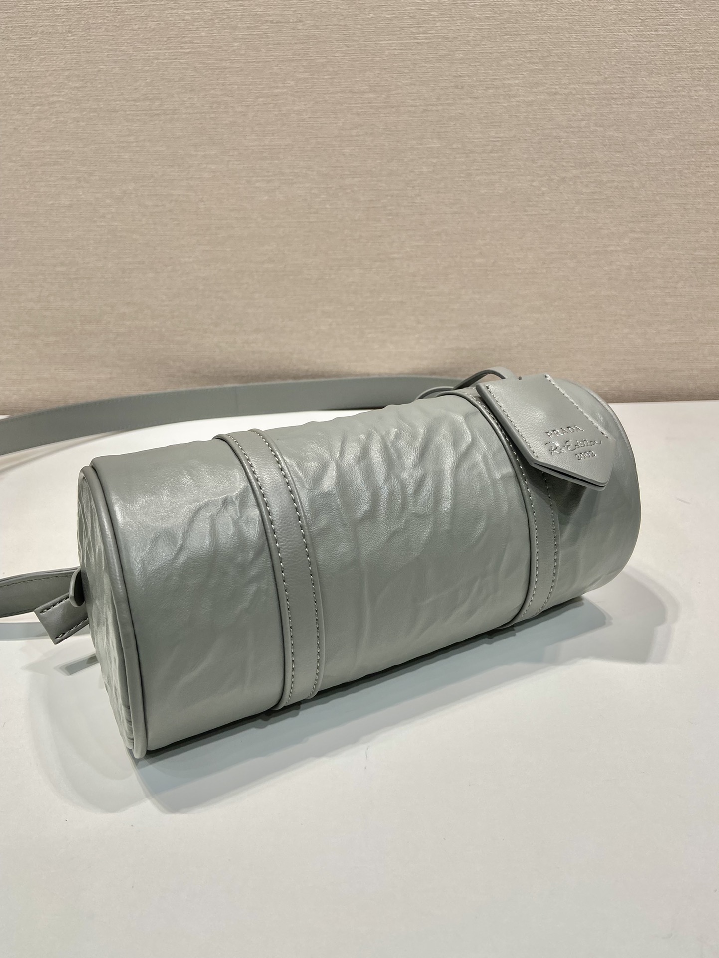Pra*a antique nappa leather handbag
