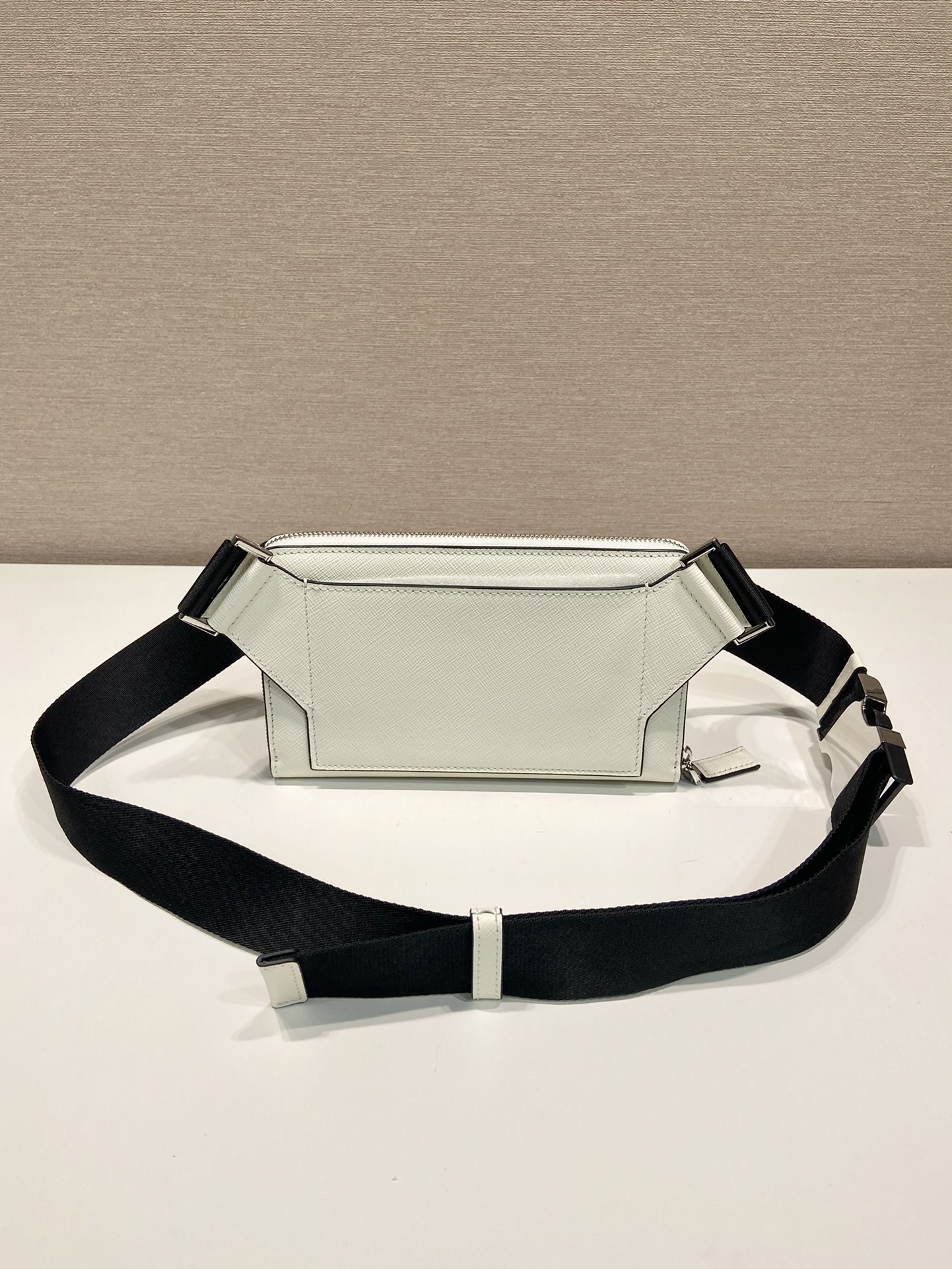 Pra*a saffiano leather belt bag