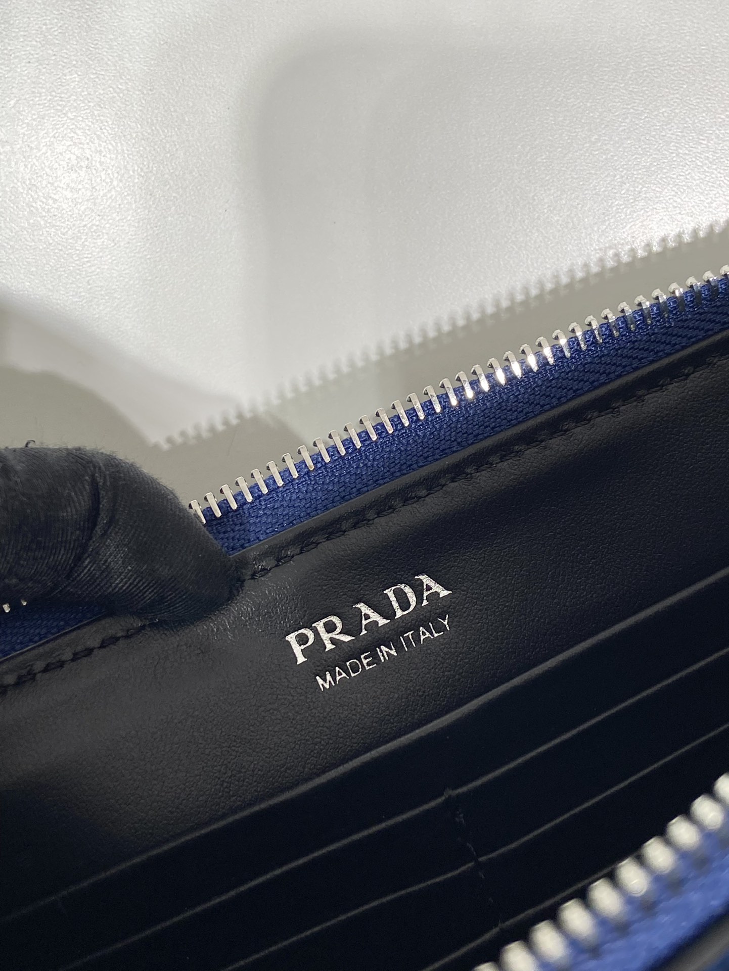 Pra*a saffiano leather belt bag