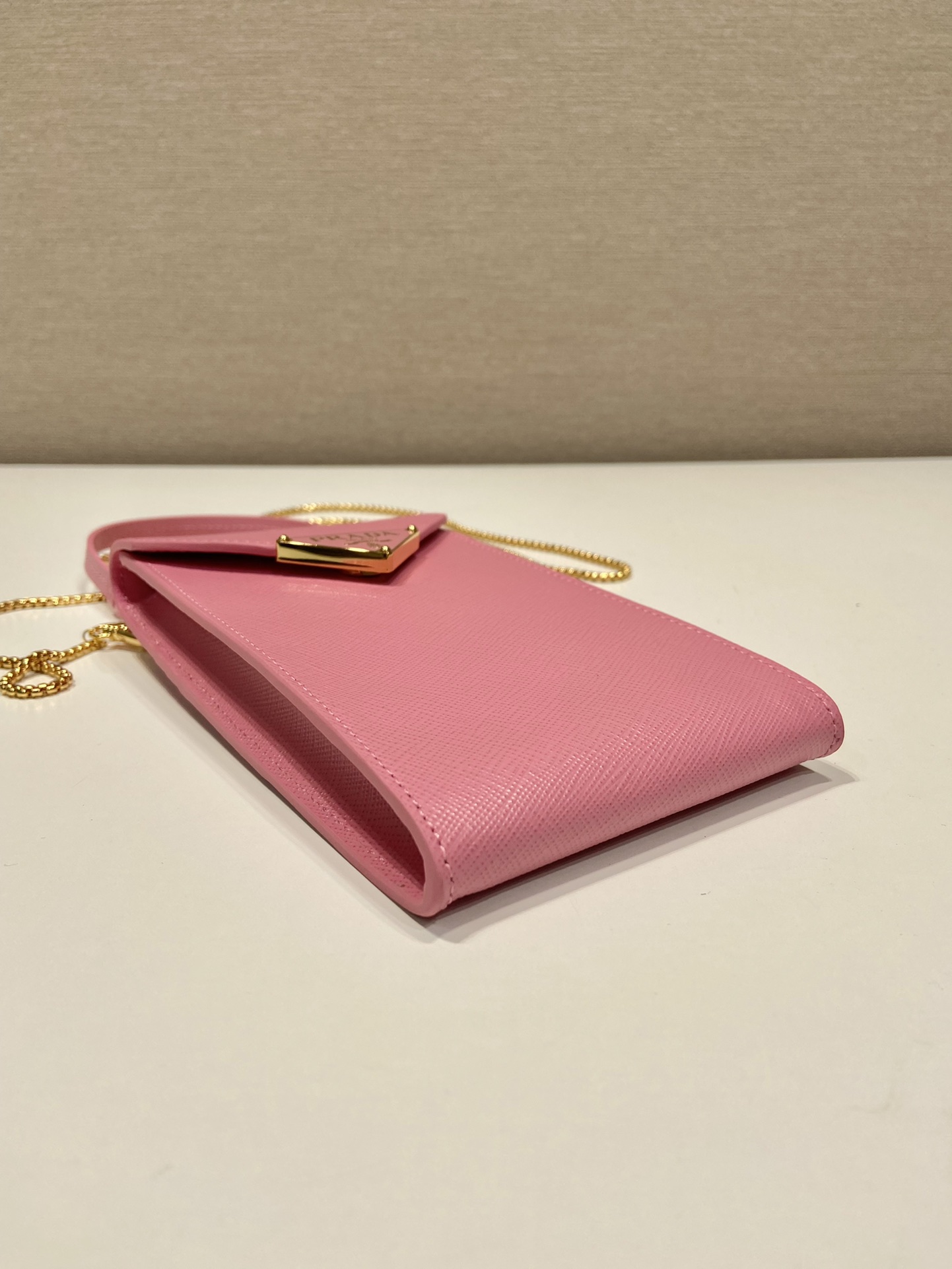 Pra*a saffiano leather mini-bag