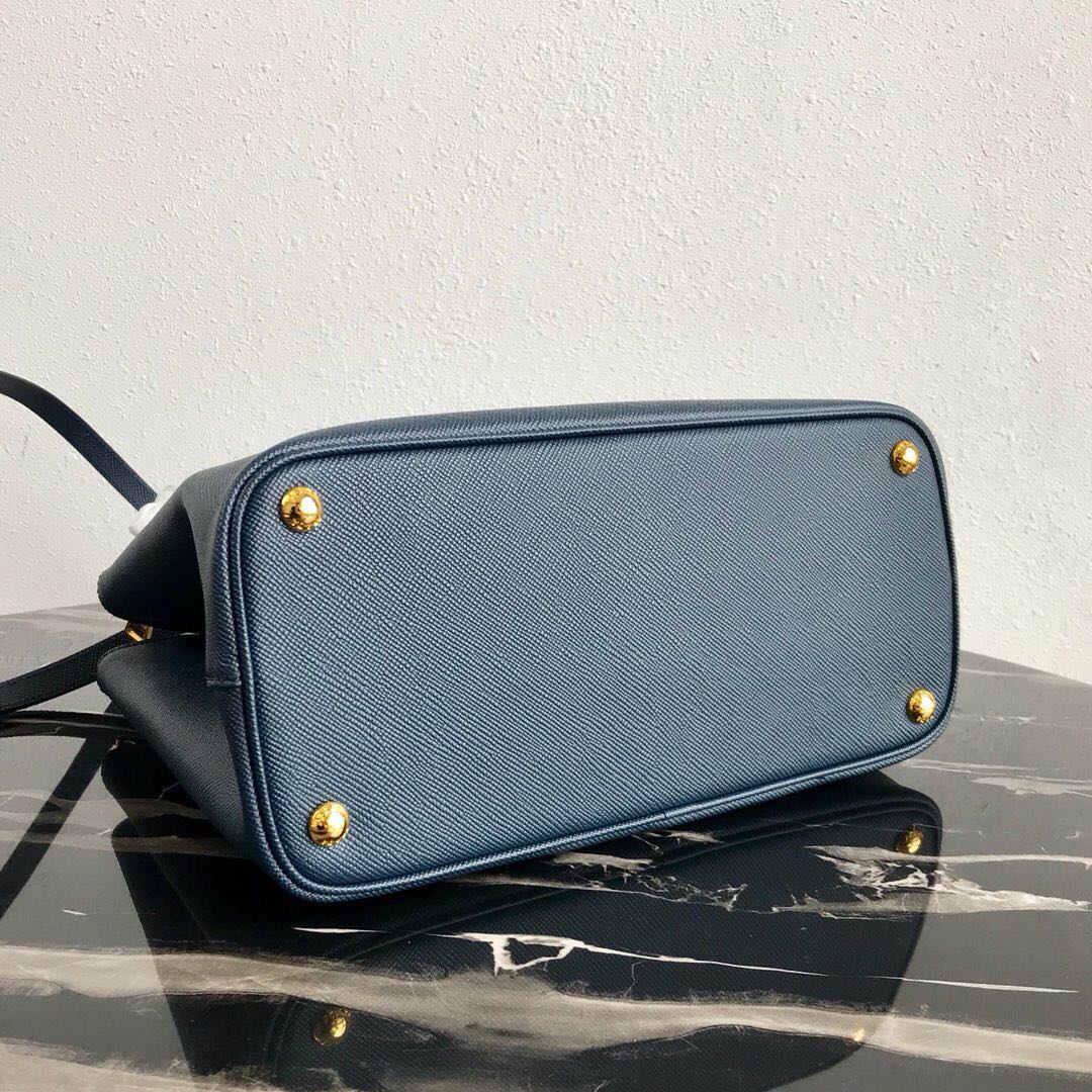 Pra*a galleria saffiano leather bag