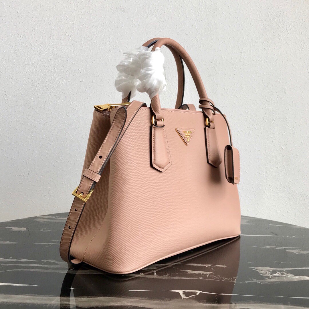 Pra*a galleria saffiano leather bag