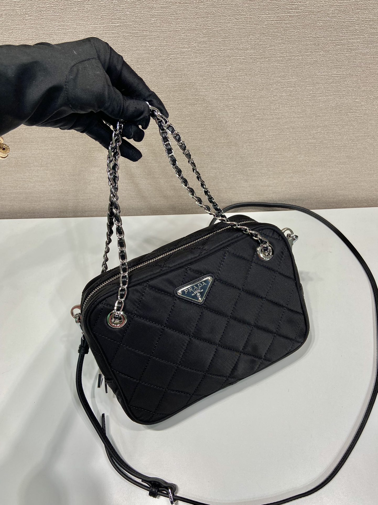 Pra*a nylon camera bag