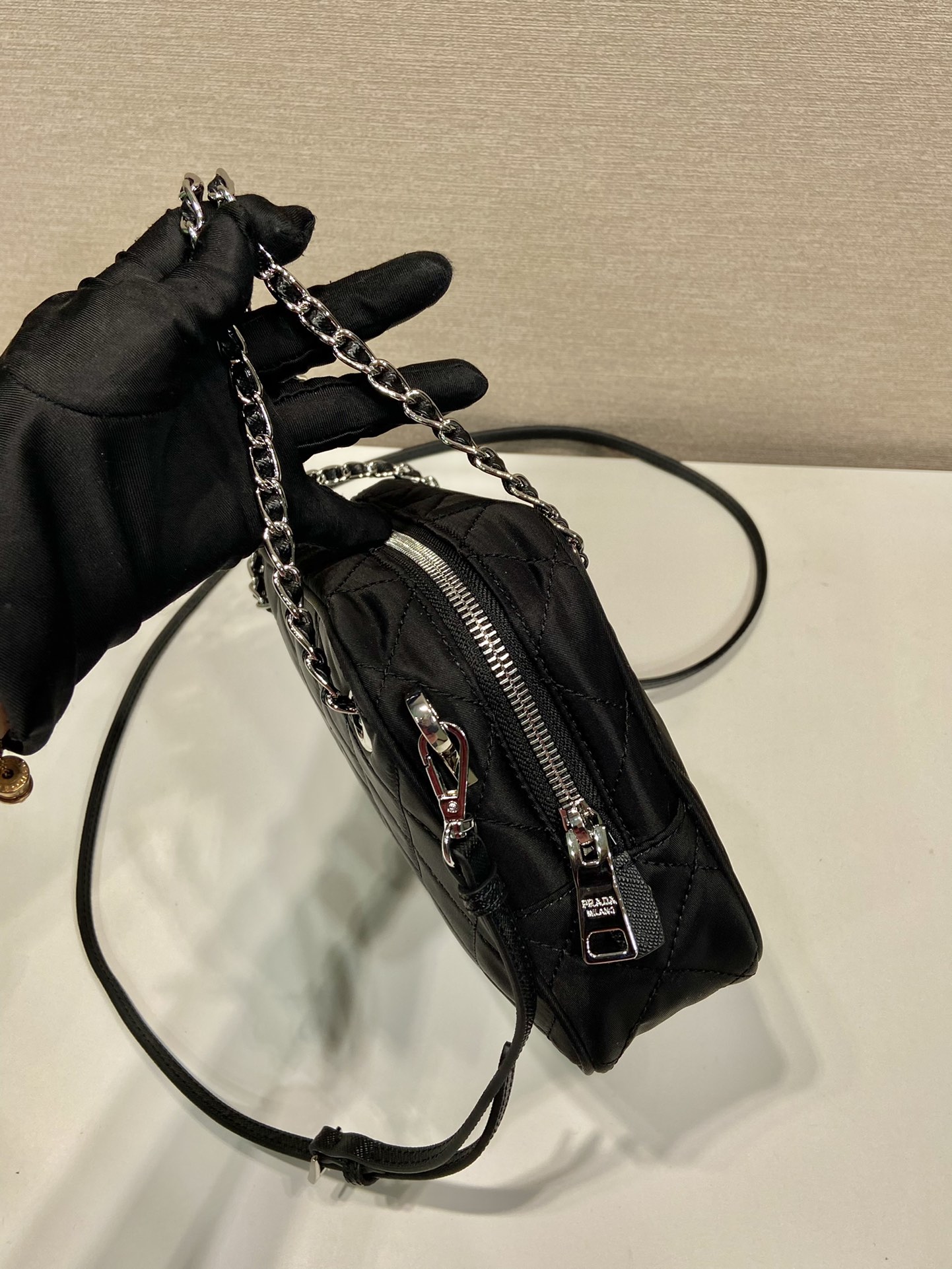 Pra*a nylon camera bag